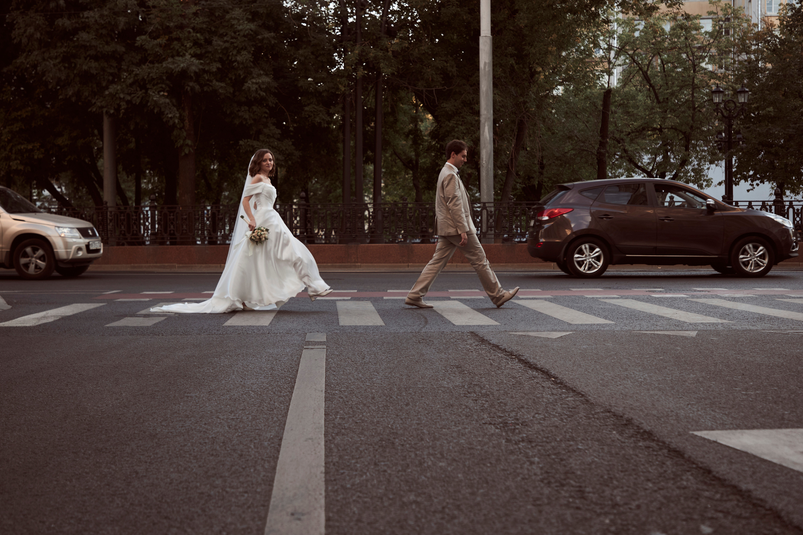 Свадебная фотосессия Анны и Александра в стиле Лейбовиц. Анна Потявина. Фотограф Москва