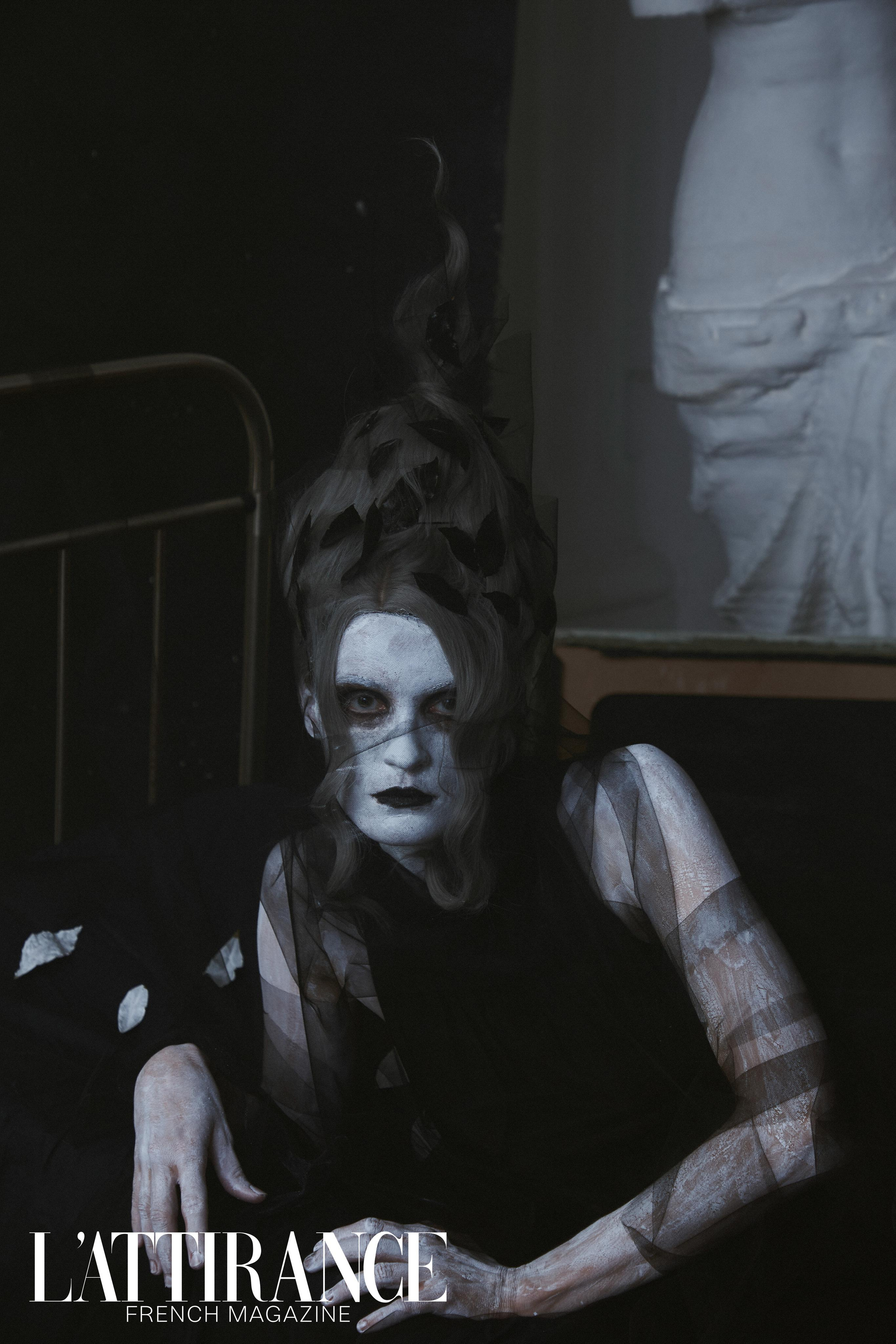 Фотосессия "Muse and Hades" в стиле знаменитого фотографа (Tim Walker). Анна Потявина. Фотограф Москва