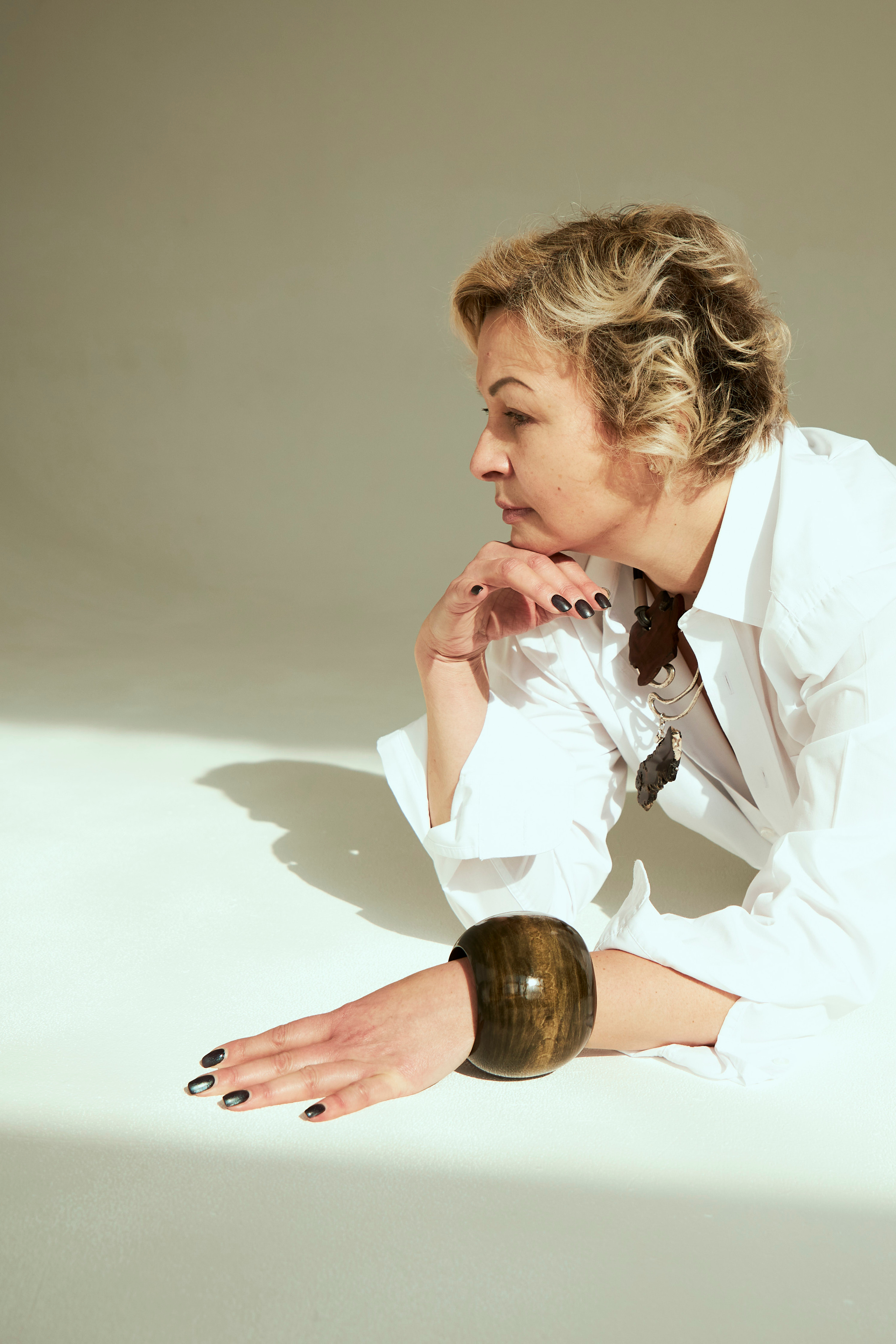 Портретная фотосессия для Ларисы в студии. Анна Потявина. Фотограф Москва