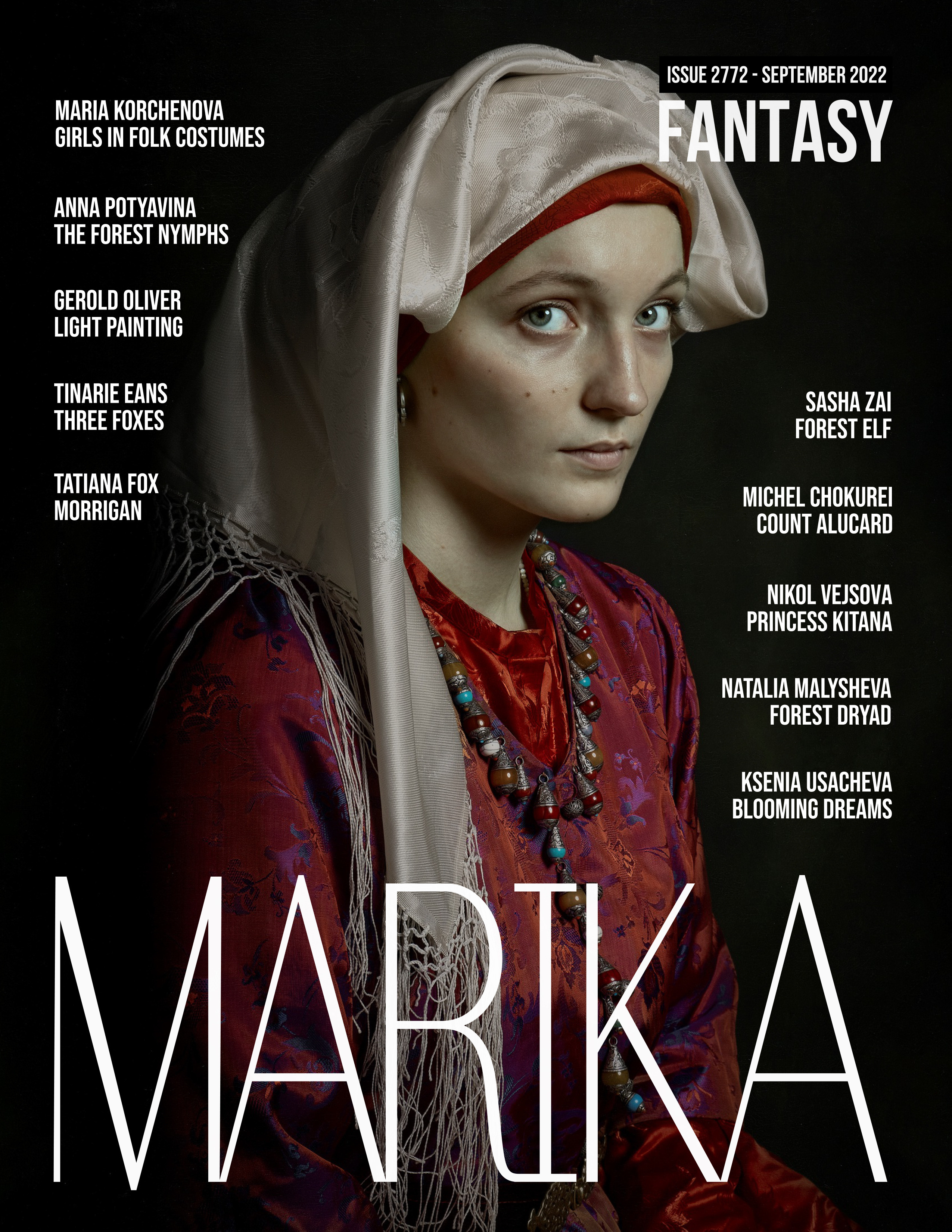 Публикация «The Forest Nymphs» в журнале «MARIKA». Анна Потявина. Фотограф Москва