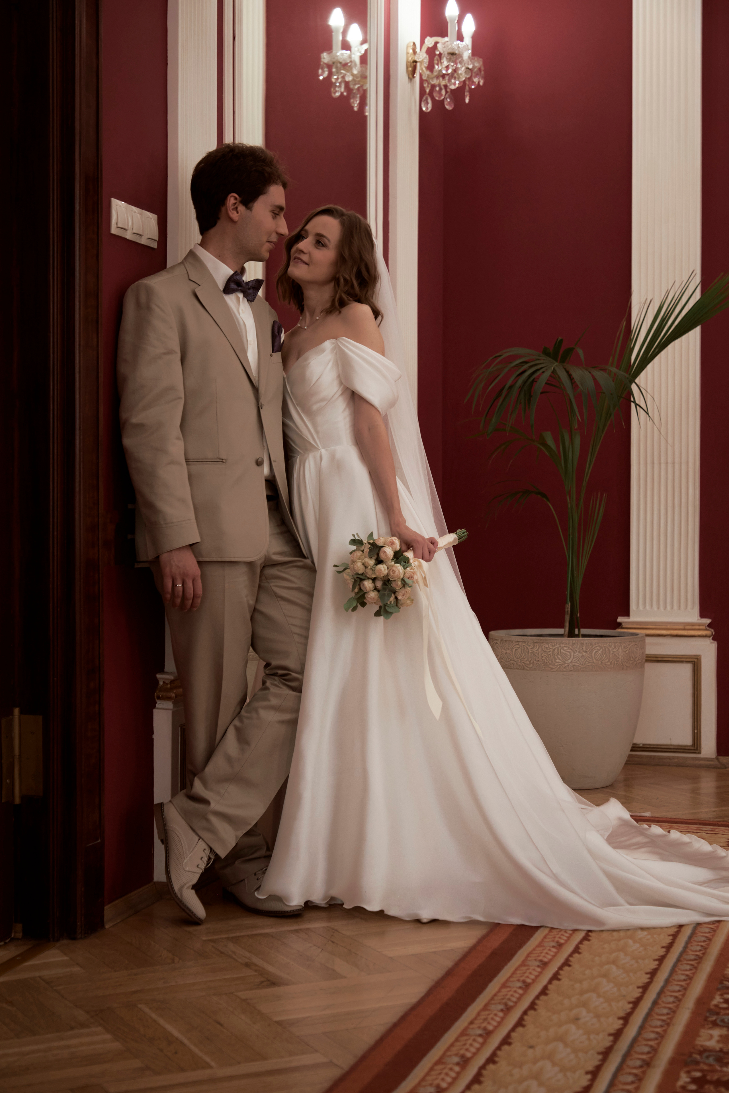 Свадебная фотосессия Анны и Александра в стиле Лейбовиц. Анна Потявина. Фотограф Москва