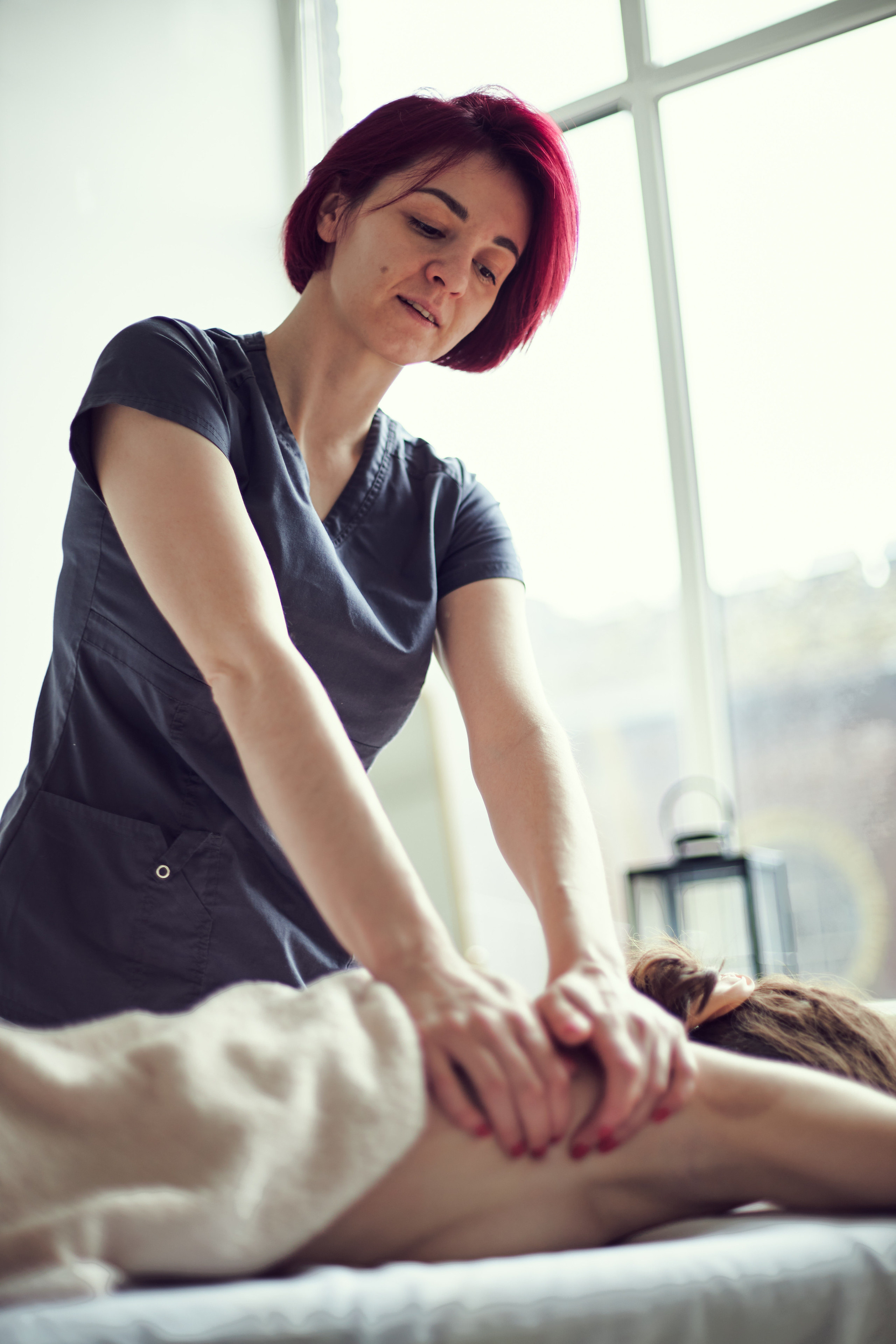 Контент-фотосессия для массажиста Натальи. Анна Потявина. Фотограф Москва