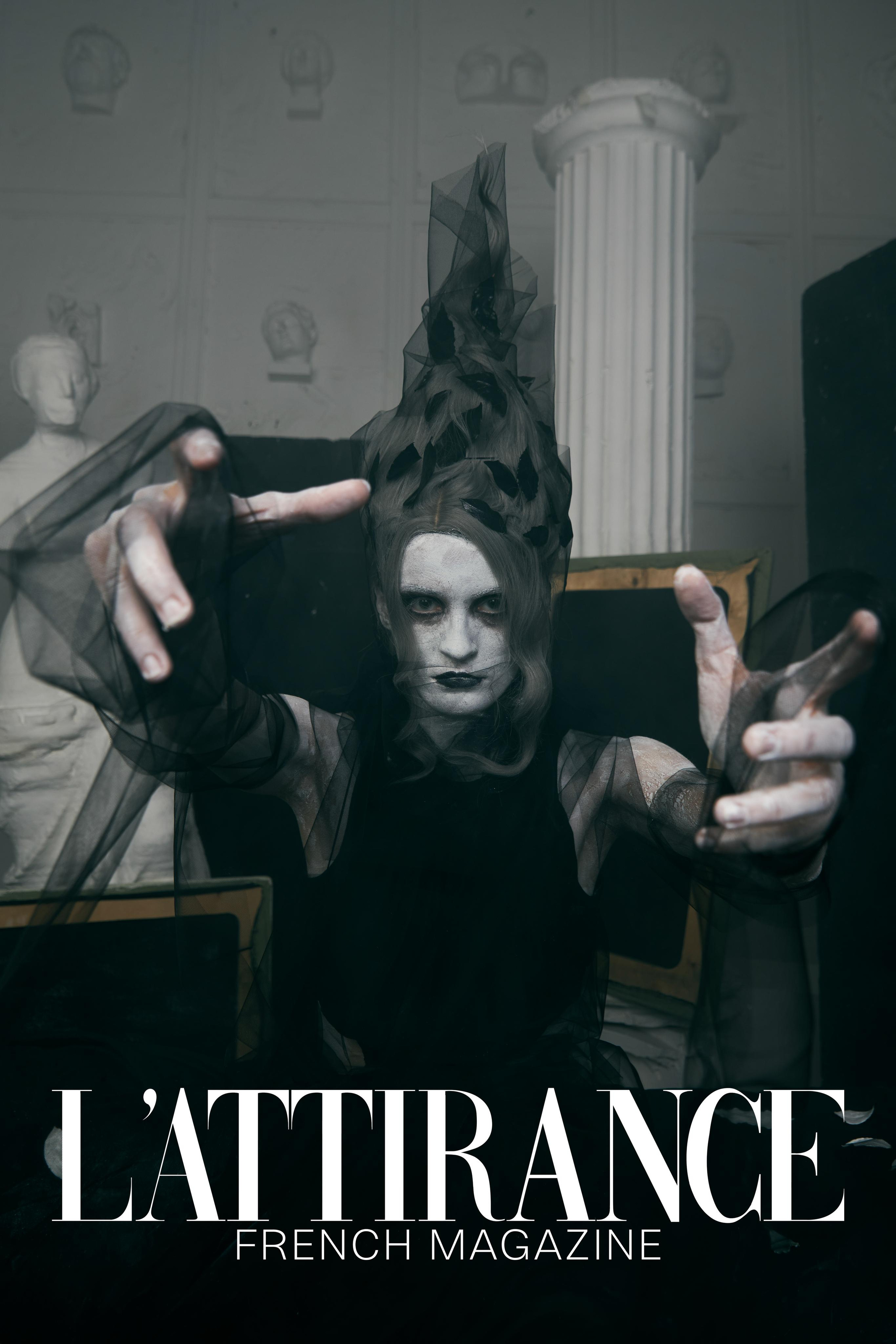 Фотосессия "Muse and Hades" в стиле знаменитого фотографа (Tim Walker). Анна Потявина. Фотограф Москва