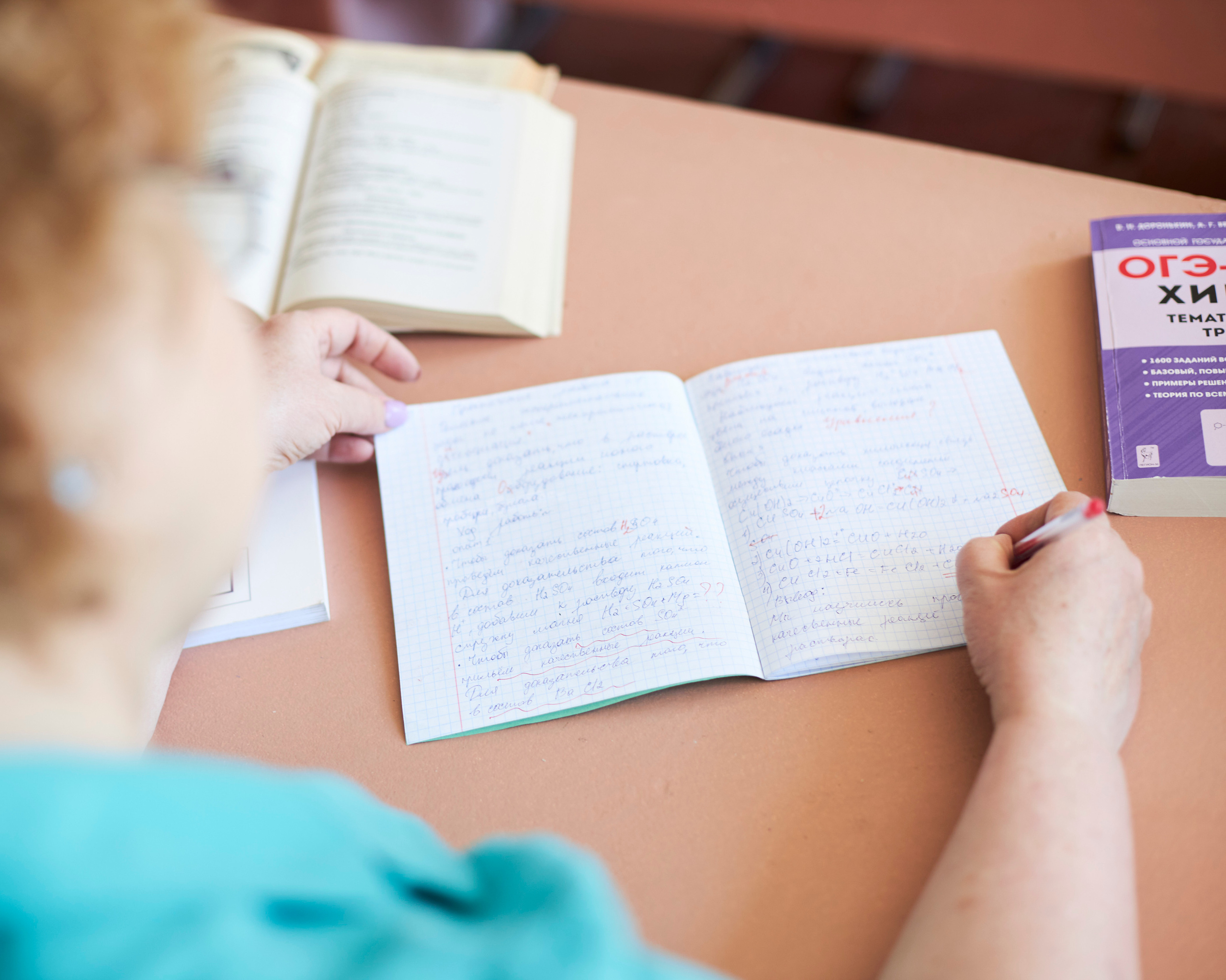 Контент-фотосессия для Людмилы - учителя химии и репетитора в школьном. Анна Потявина. Фотограф Москва