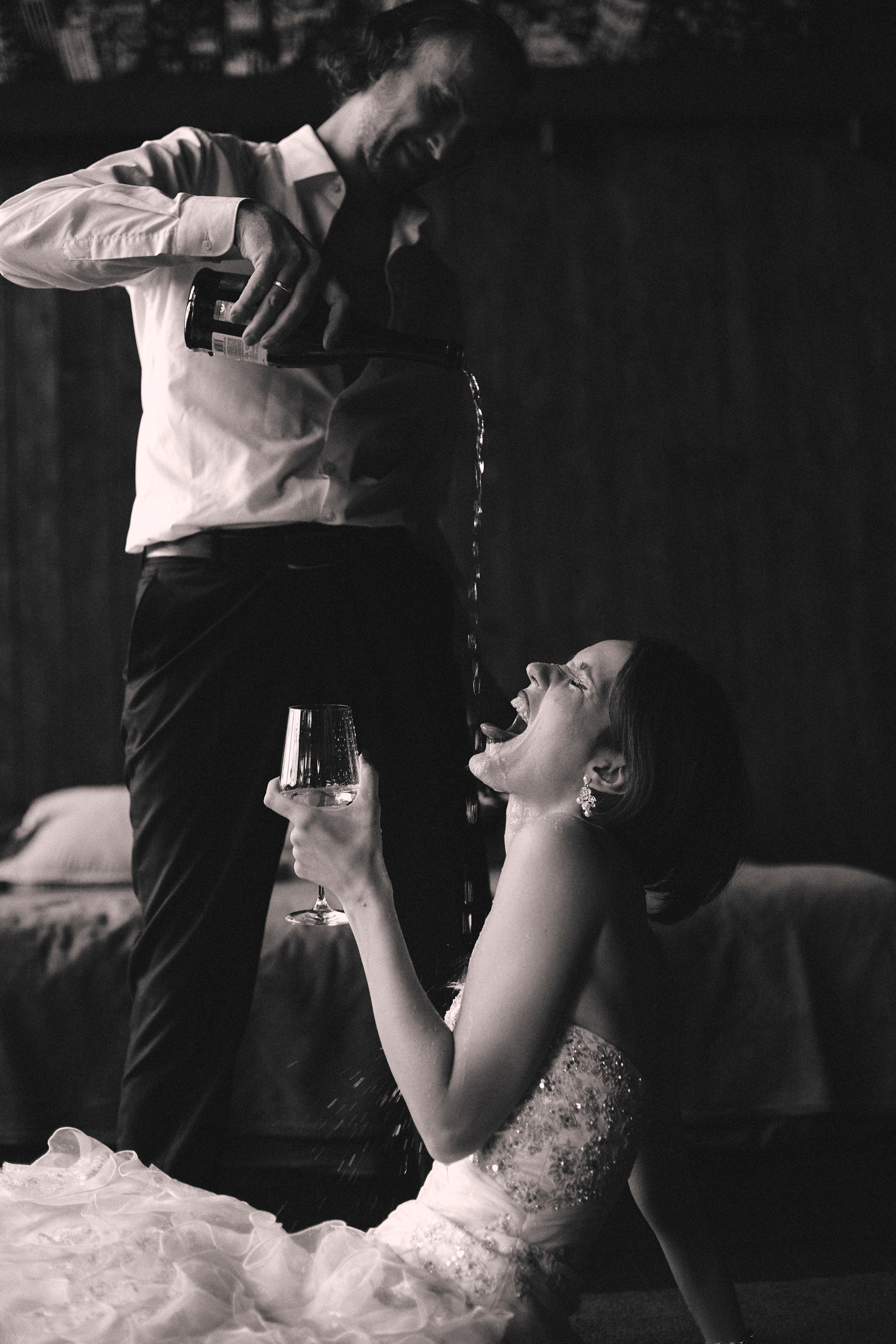 Свадебная фотосессия Авроры и Стаса в стиле Хельмута Ньютона. Анна Потявина. Фотограф Москва