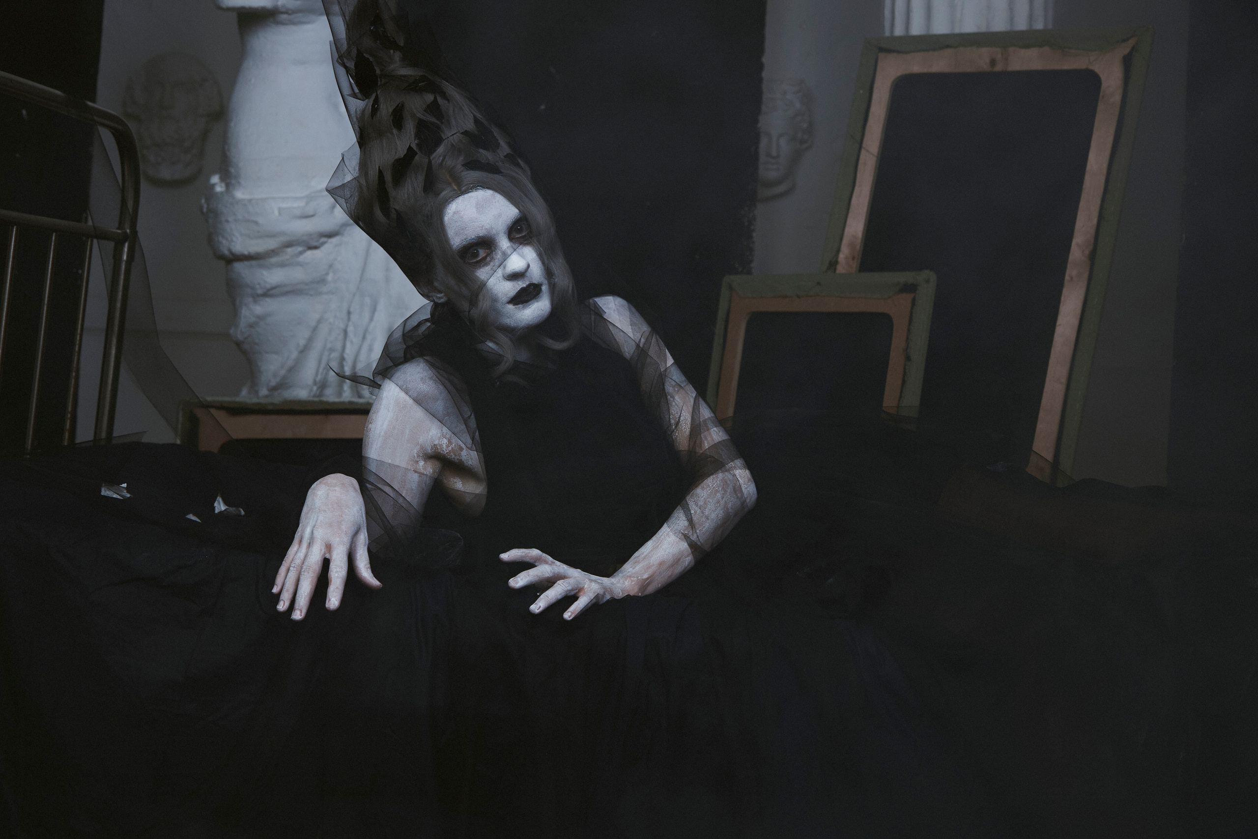 Фотосессия в стиле Тима Бертона (Tim Burton). Анна Потявина. Фотограф Москва