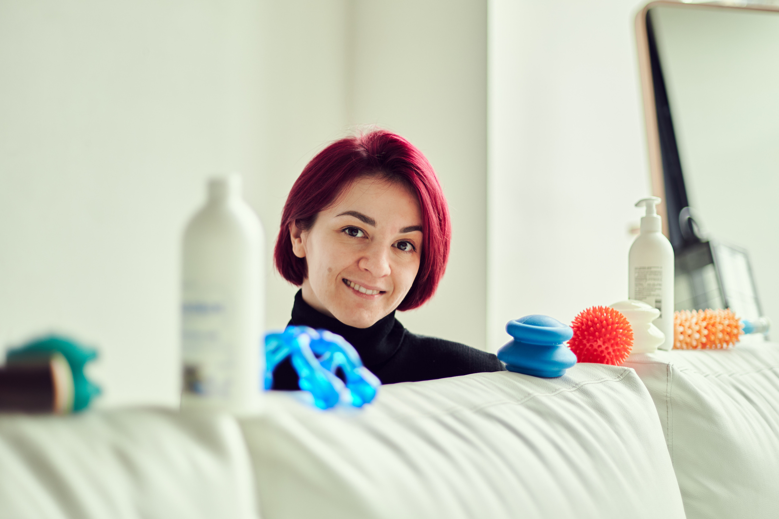 Контент-фотосессия для массажиста Натальи. Анна Потявина. Фотограф Москва