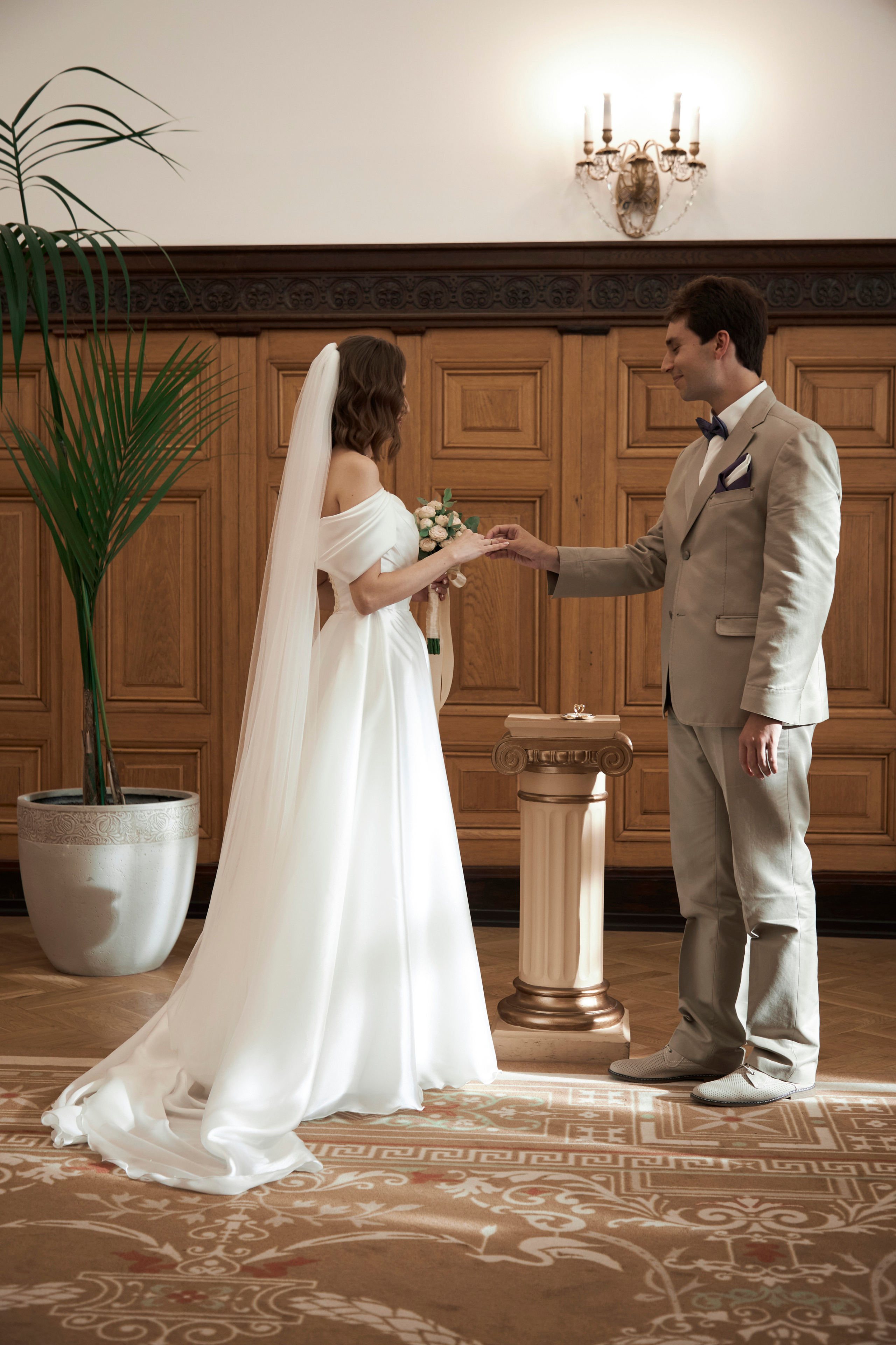 Свадебная фотосессия Анны и Александра в стиле Лейбовиц. Анна Потявина. Фотограф Москва