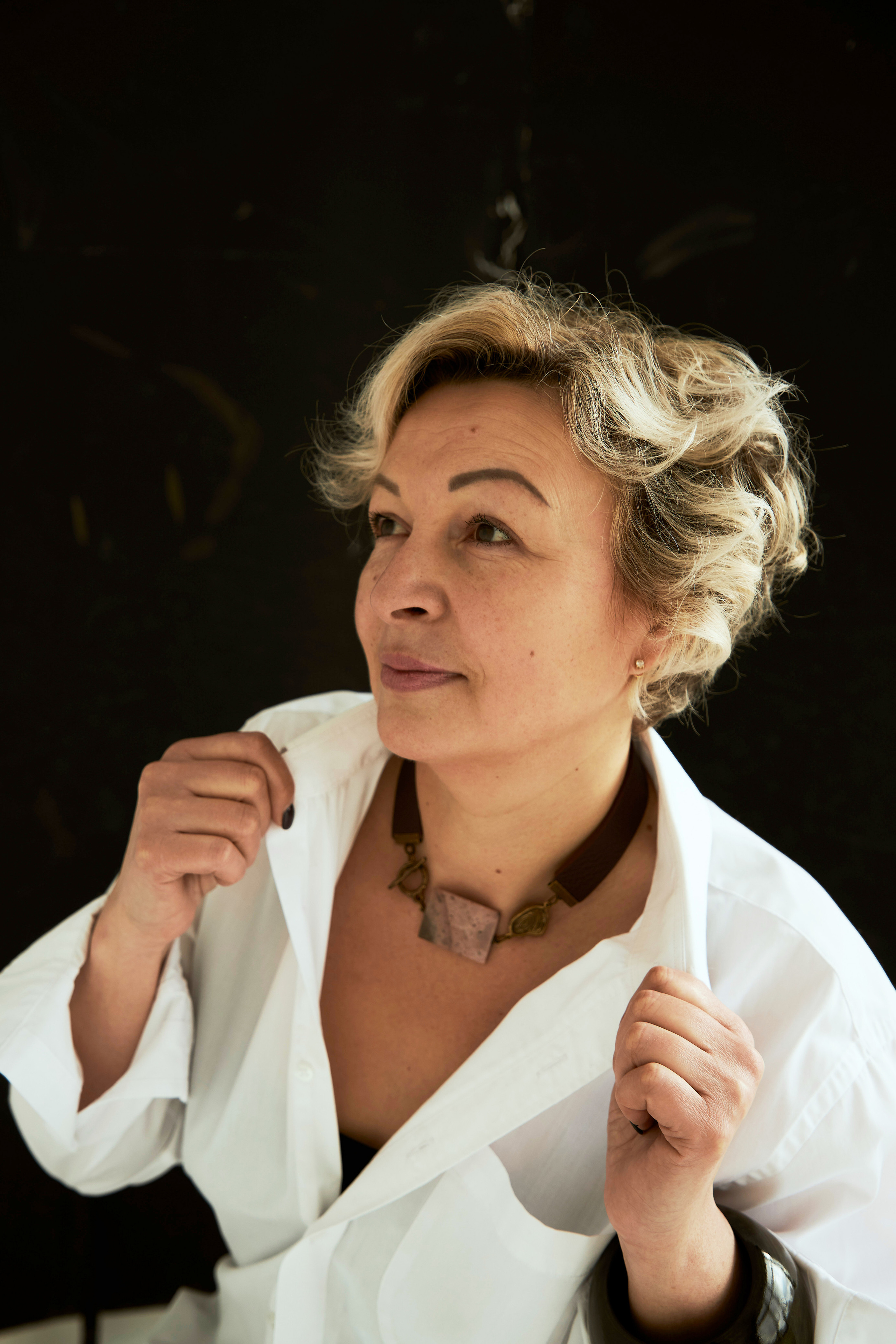 Портретная фотосессия для Ларисы в студии. Анна Потявина. Фотограф Москва