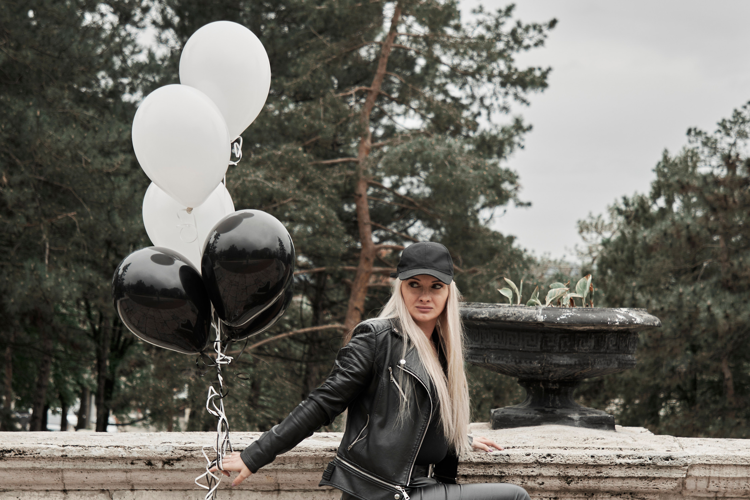 Прогулочная фотосессия для Светы с воздушными шарами в Пятигорске. Анна Потявина. Фотограф Москва