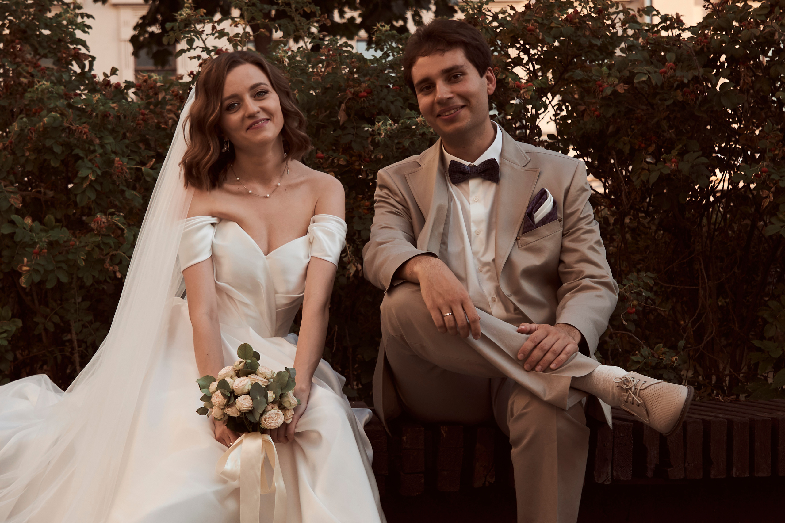 Свадебная фотосессия Анны и Александра в стиле Лейбовиц. Анна Потявина. Фотограф Москва