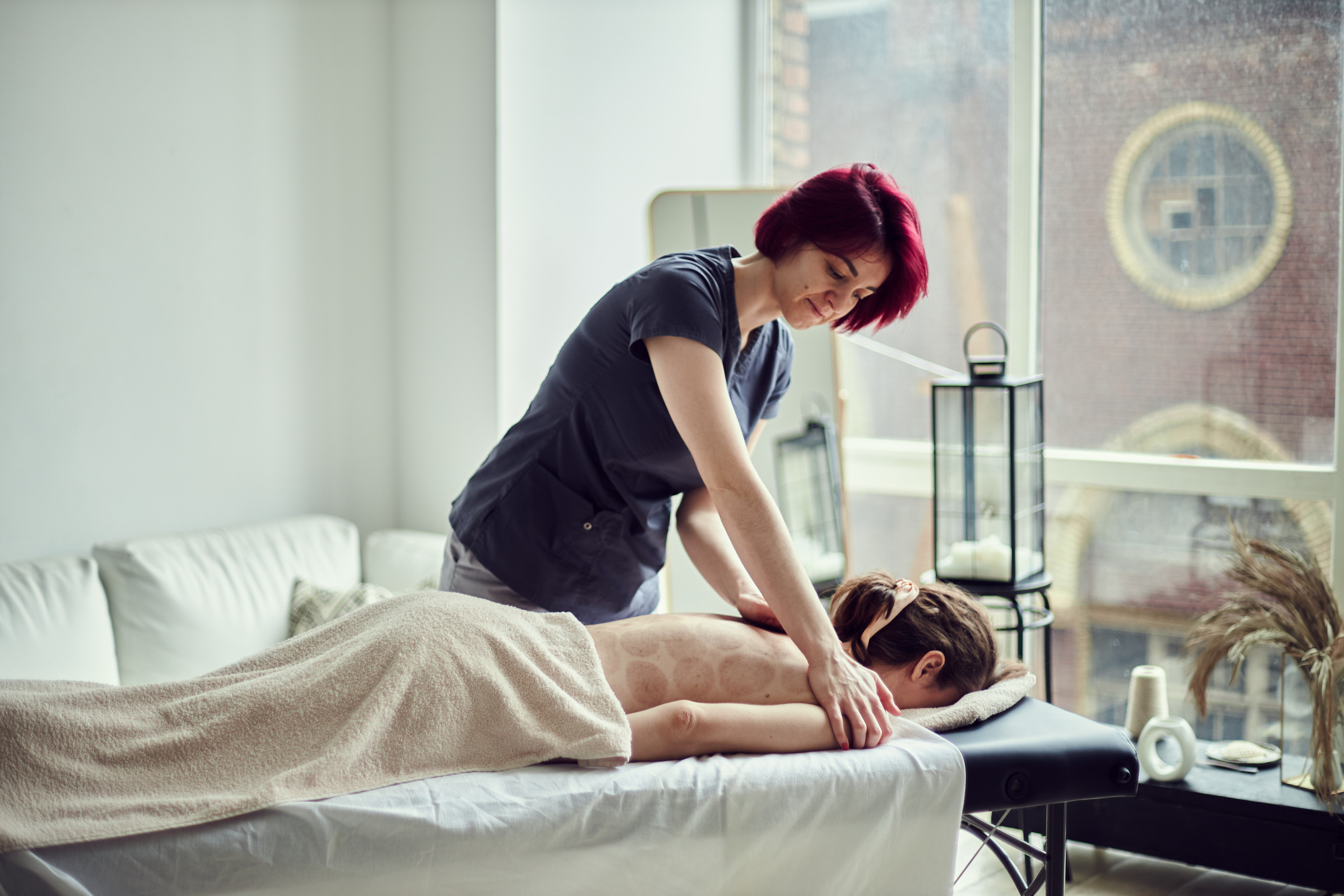 Контент-фотосессия для массажиста Натальи. Анна Потявина. Фотограф Москва