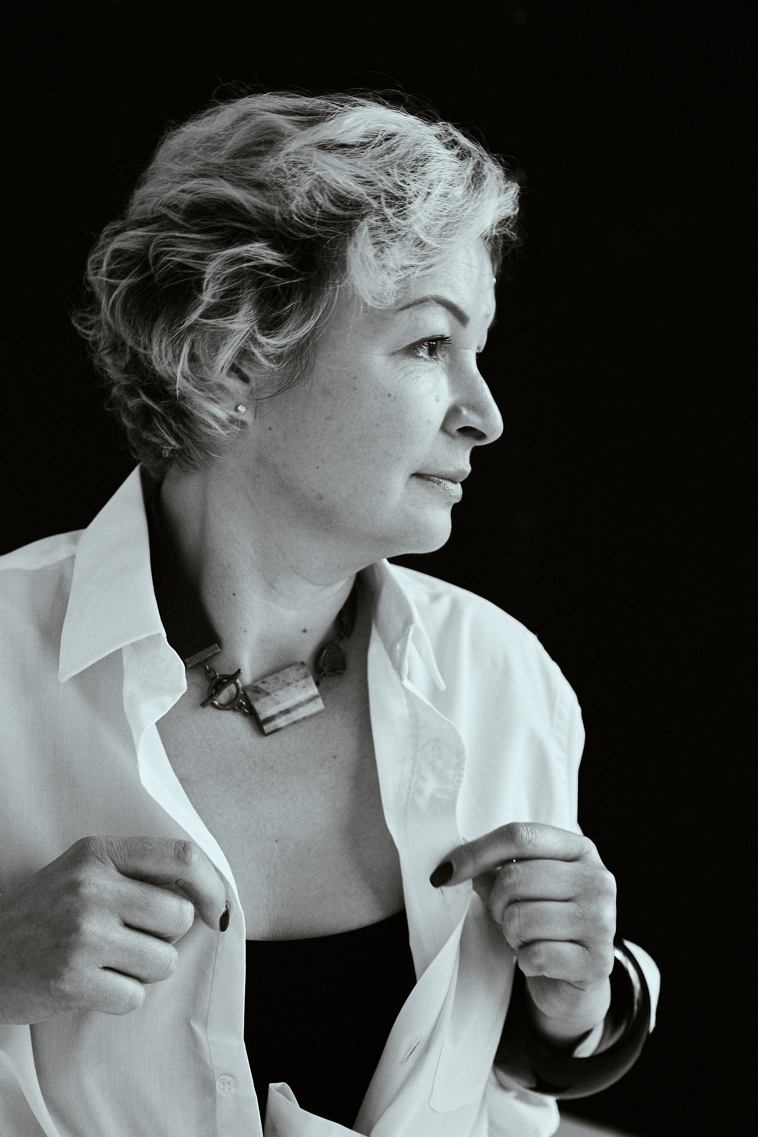 Портретная фотосессия для Ларисы в студии. Анна Потявина. Фотограф Москва