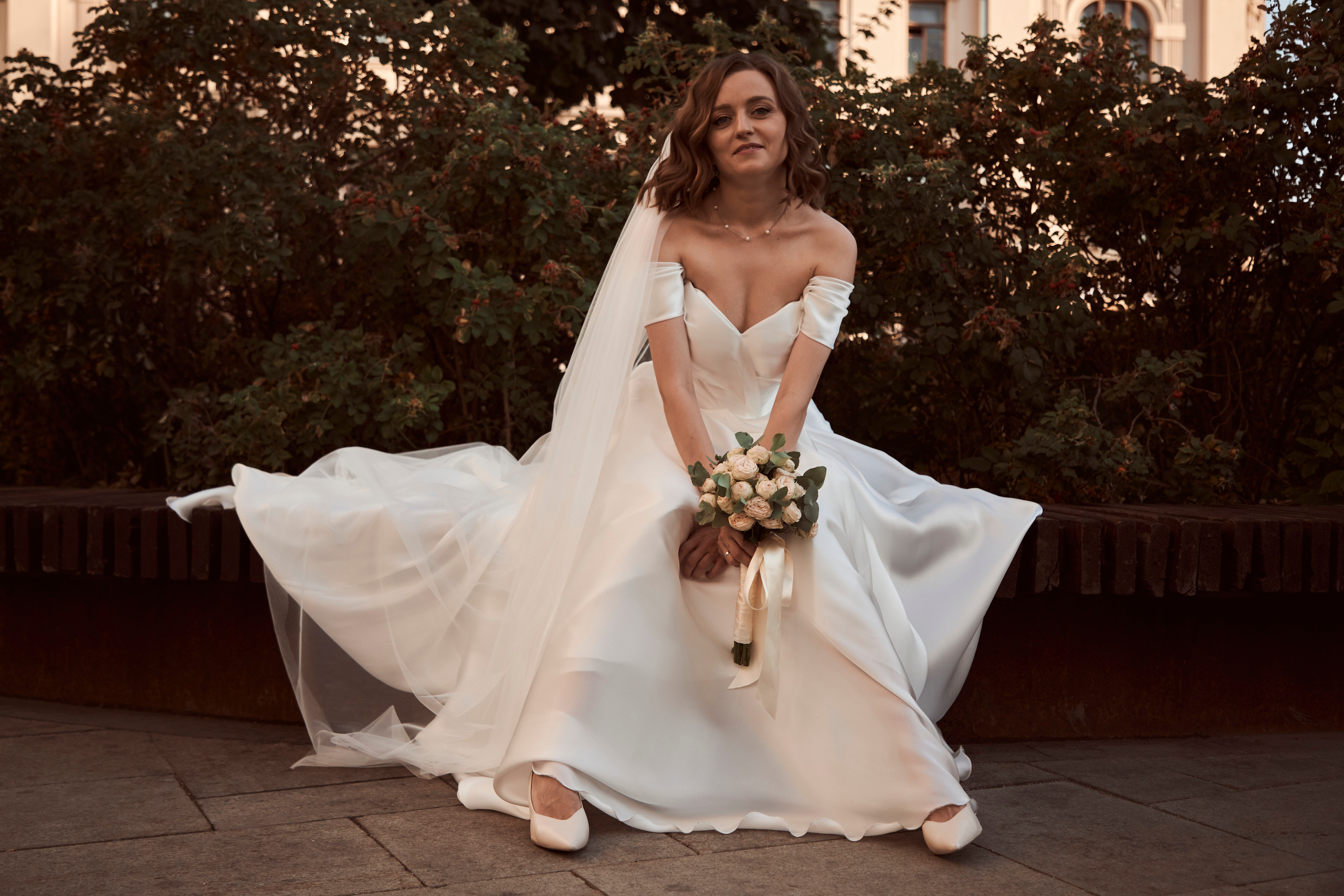 Свадебная фотосессия Анны и Александра в стиле Лейбовиц. Анна Потявина. Фотограф Москва