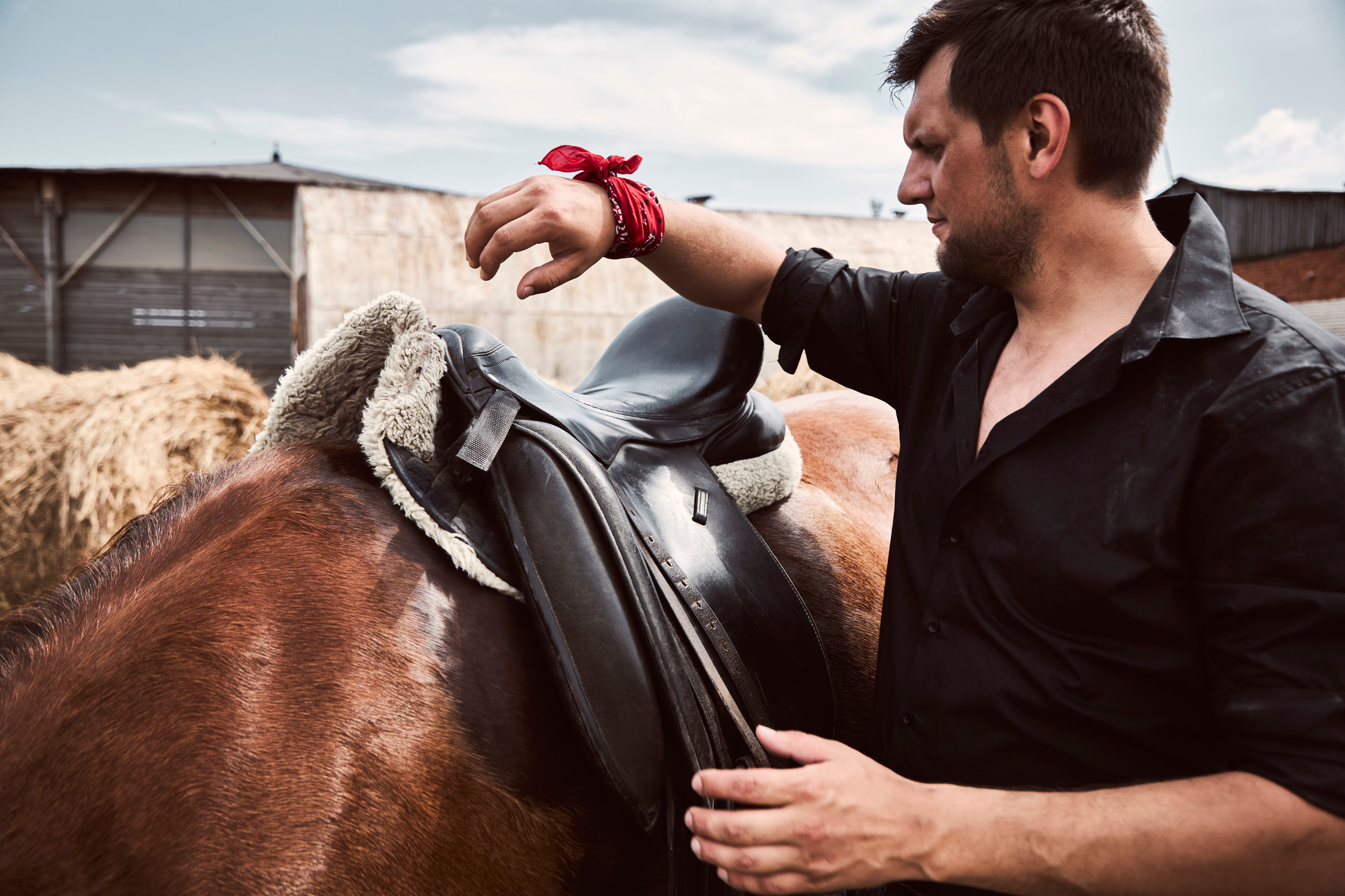 Фотосессия для Виталия на конюшне. Анна Потявина. Фотограф Москва