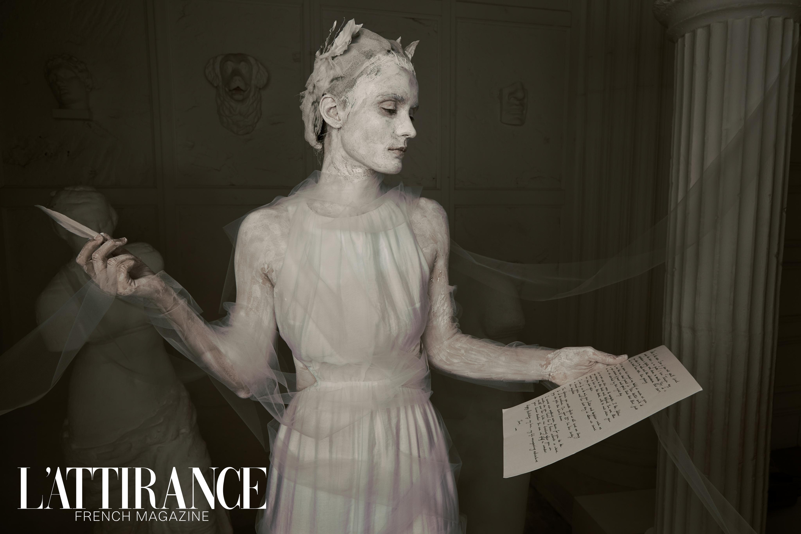 Фотосессия "Muse and Hades" в стиле знаменитого фотографа (Tim Walker). Анна Потявина. Фотограф Москва