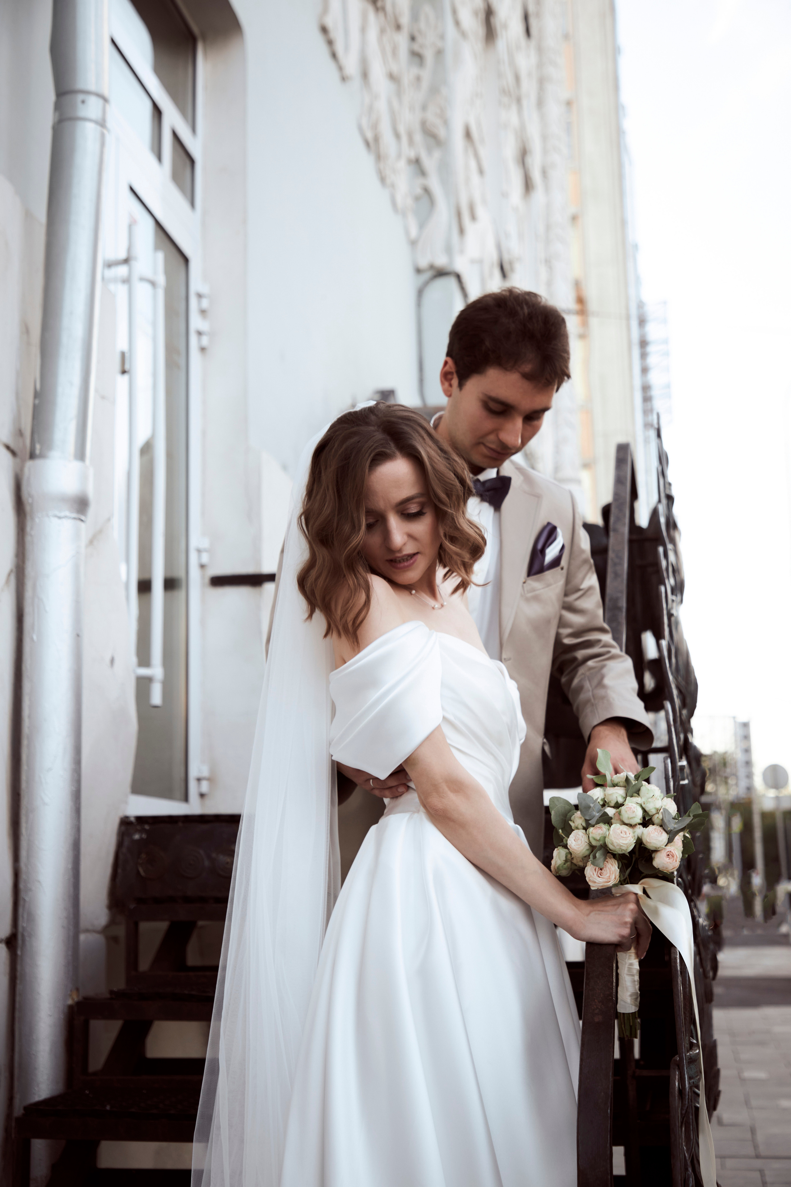 Свадебная фотосессия Анны и Александра в стиле Лейбовиц. Анна Потявина. Фотограф Москва