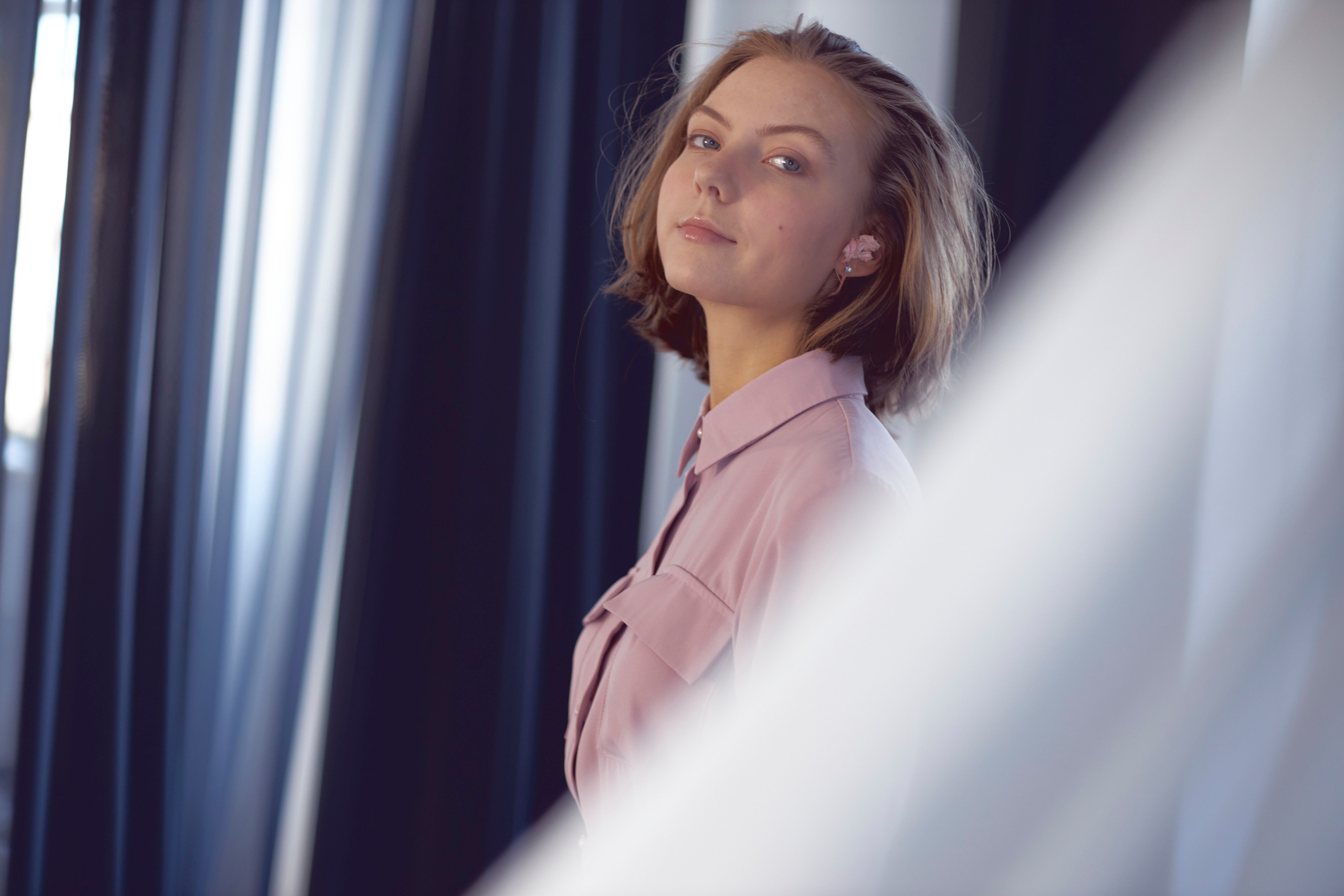 Игры со светом и тканями в студии и прогулка в осеннем парке. Анна Потявина. Фотограф Москва