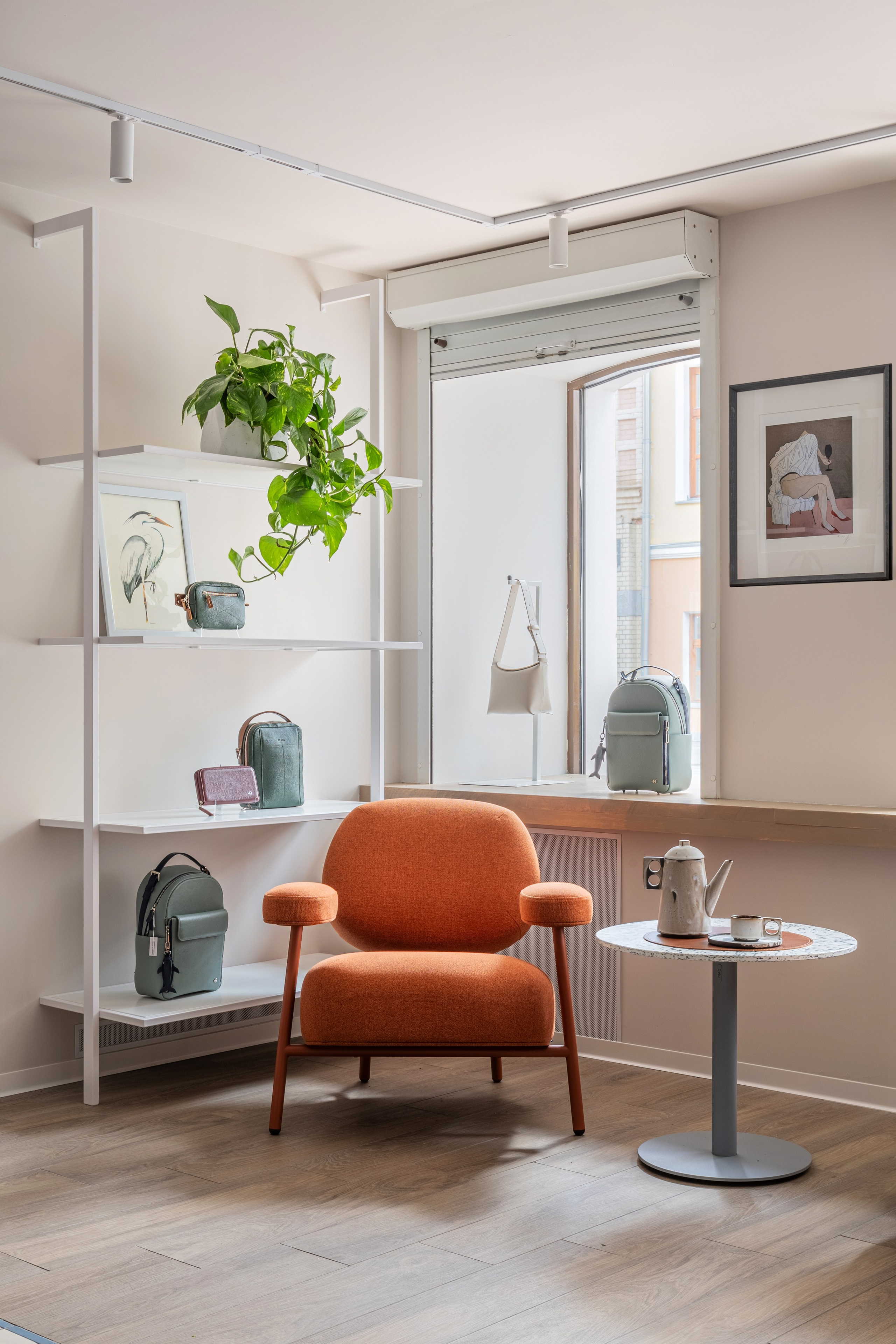 Магазин сумок верфь в Нижнем Новгороде. Интерьерный фотограф в Нижнем Новгороде и Москве Владимир Гудков