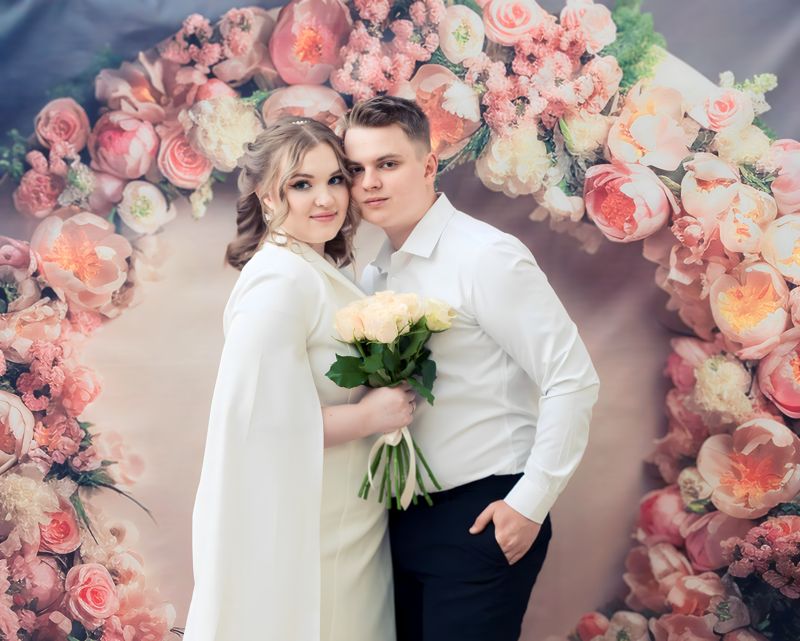 Регистрация в ЗАГс г. Королев + фотосессия в студии ЗАГСа г. Королев проспект Королева д. 14. Юлия Егорова | Свадебный фотограф, семейный фотограф Москва, МО • Портреты • репортажи • день рождения • Love Story • дети