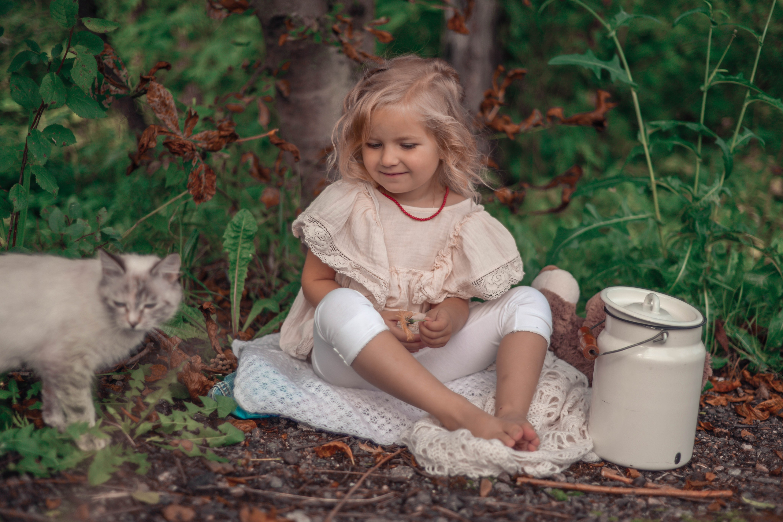 Вера с котёнком. Семейный и детский фотограф в Москве (Тинао) Галкина Алевтина