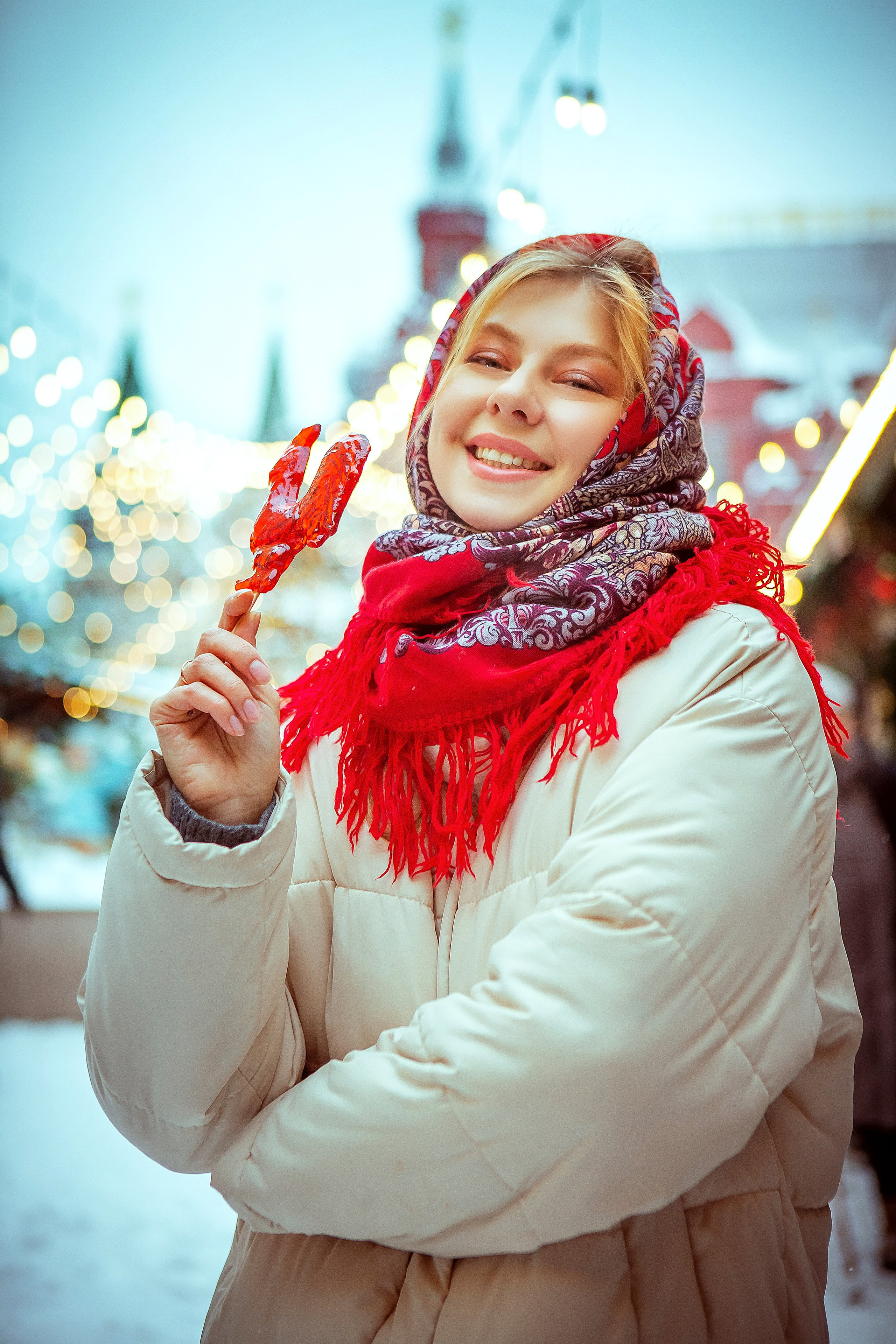 Новогодняя Москва. Алиса. Фотограф Мария Кольцова