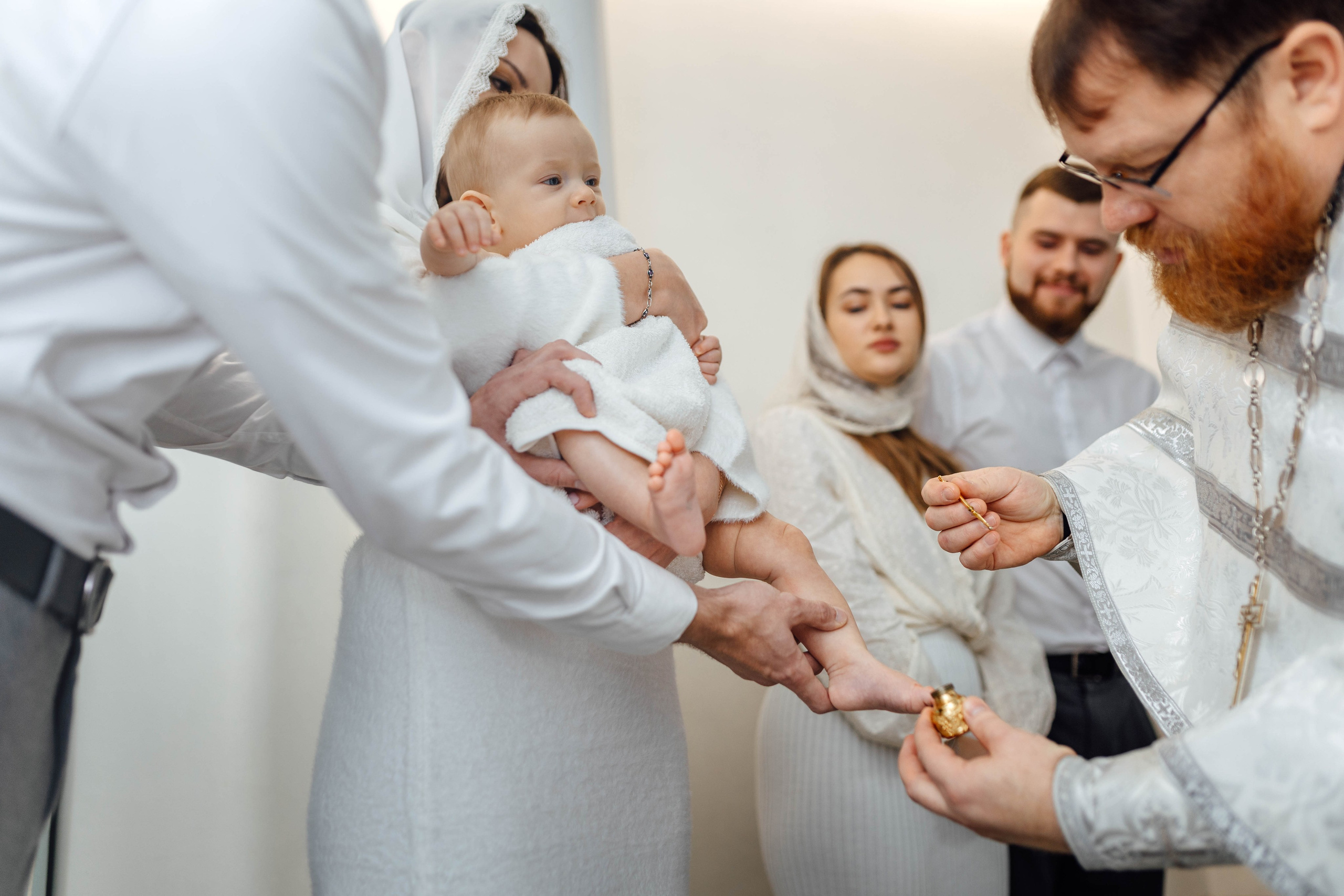 Крещение Демида, храм Святой Троицы, декабрь 2025