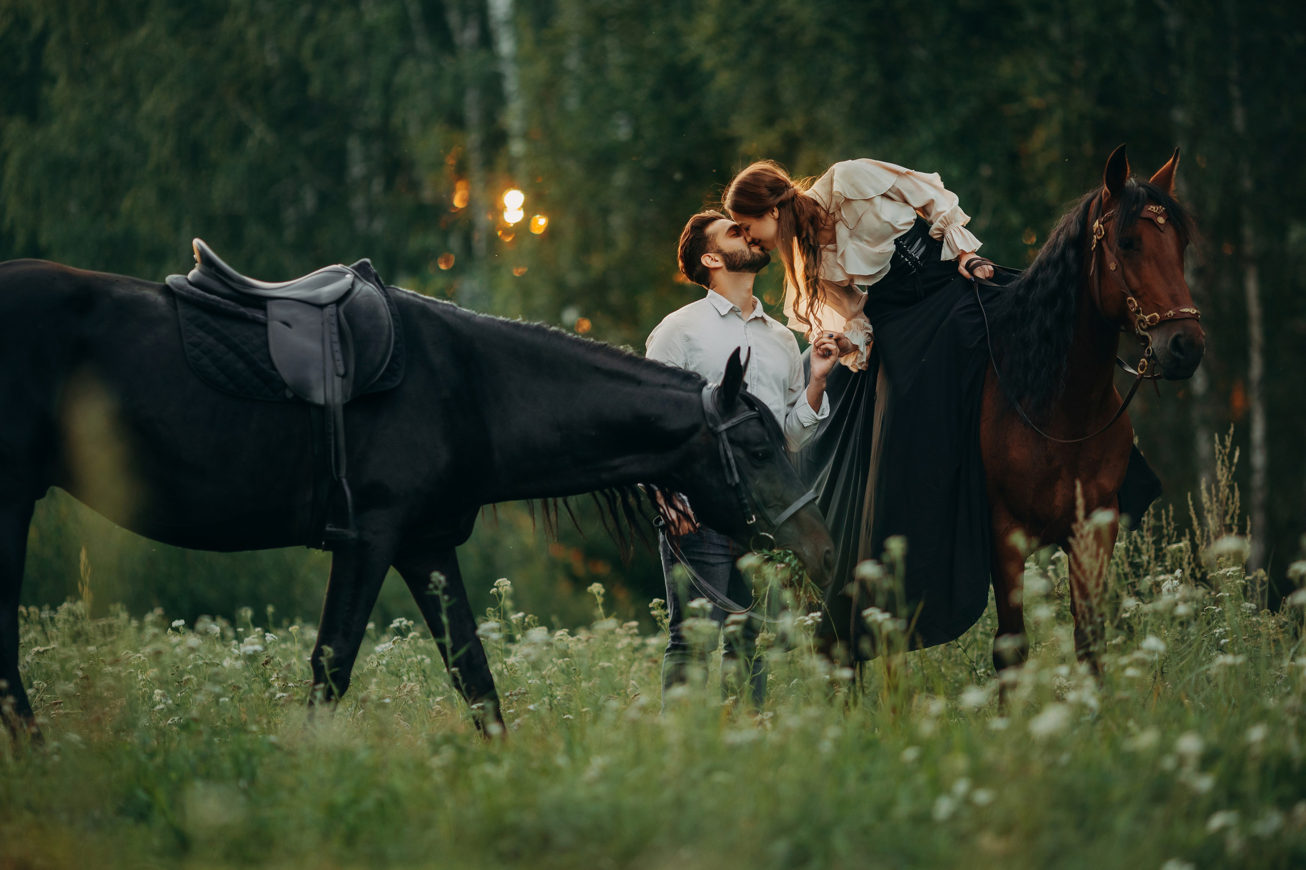 Саша&Настя. Анна Молчанова конный фотограф в Тюмени | фотосессии с лошадьми Тюмень