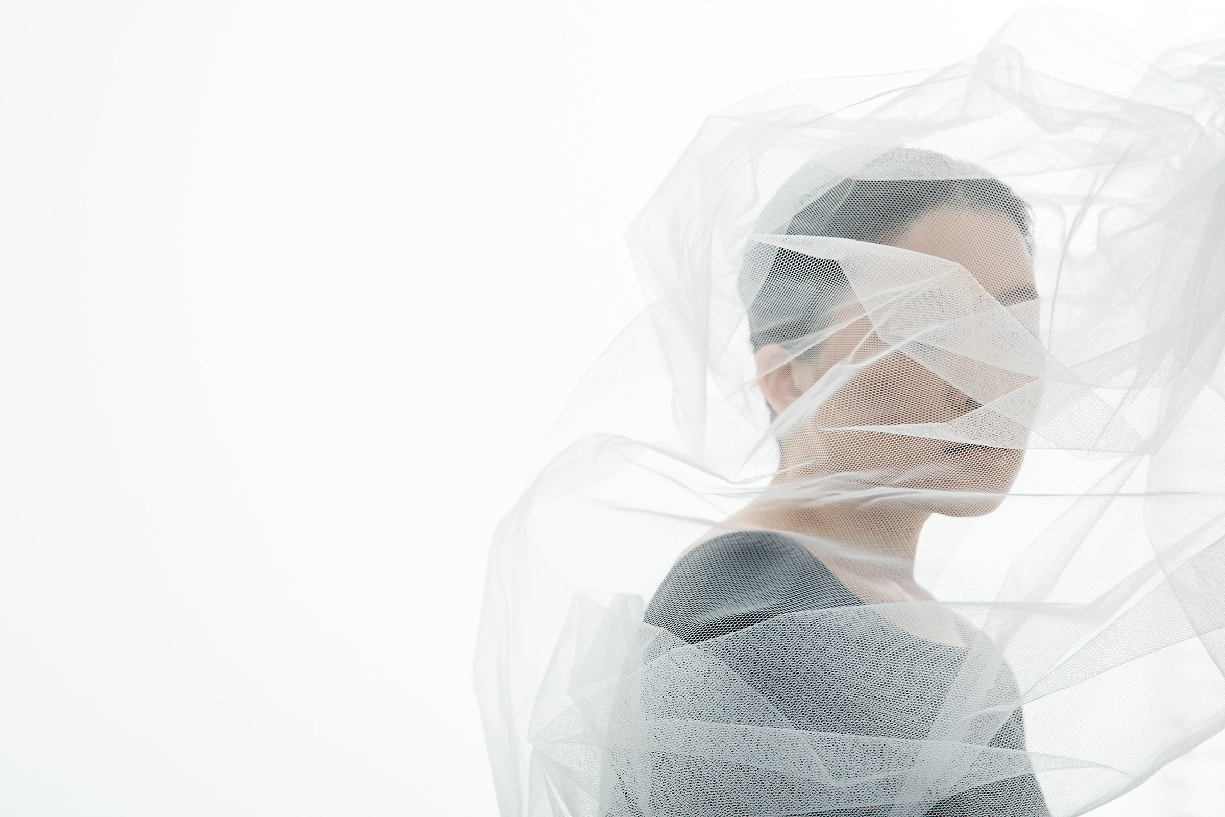 Фотосессия с вуалью