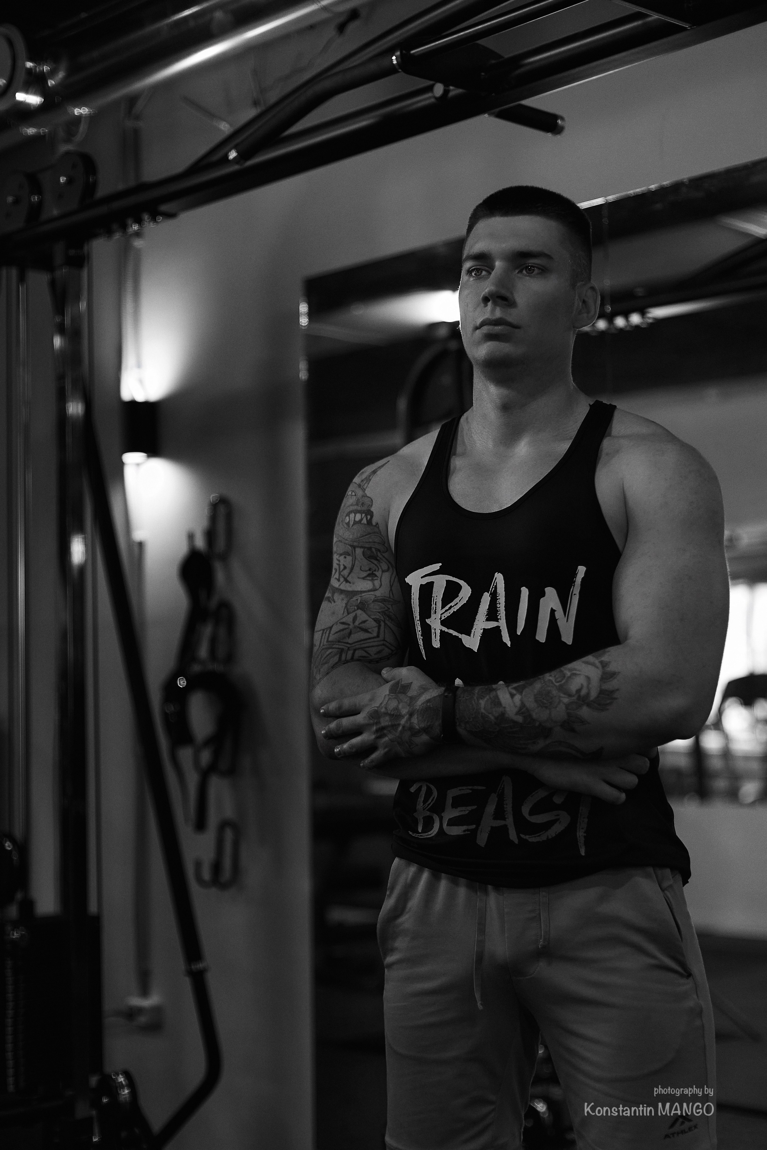 Фитнес фото для тренера Дениса. Фотограф в Рязани. Свадьба, семейное фото, портрет. Константин Манго