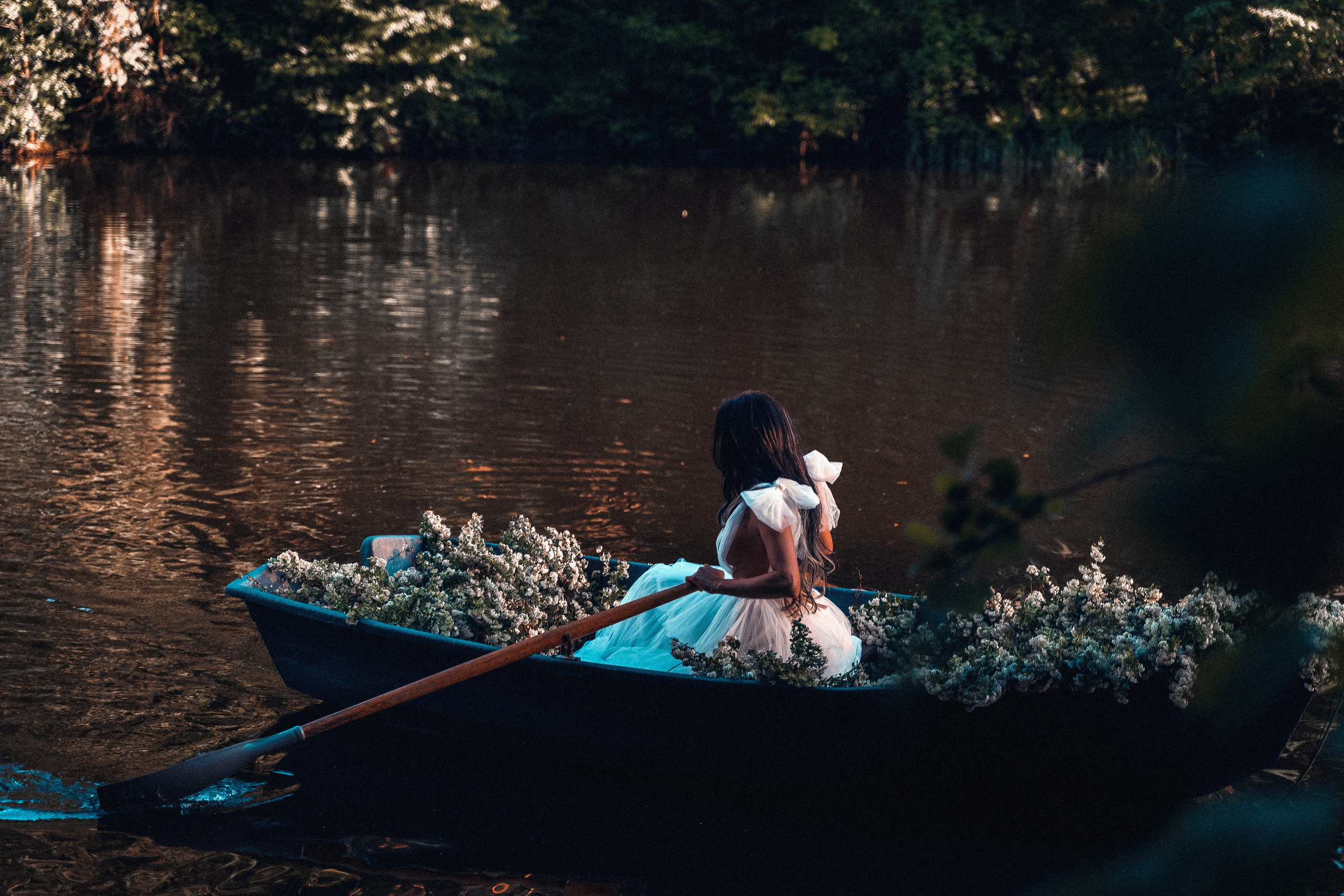 Flowers boat Alina. Photographer Italy (Rome)
