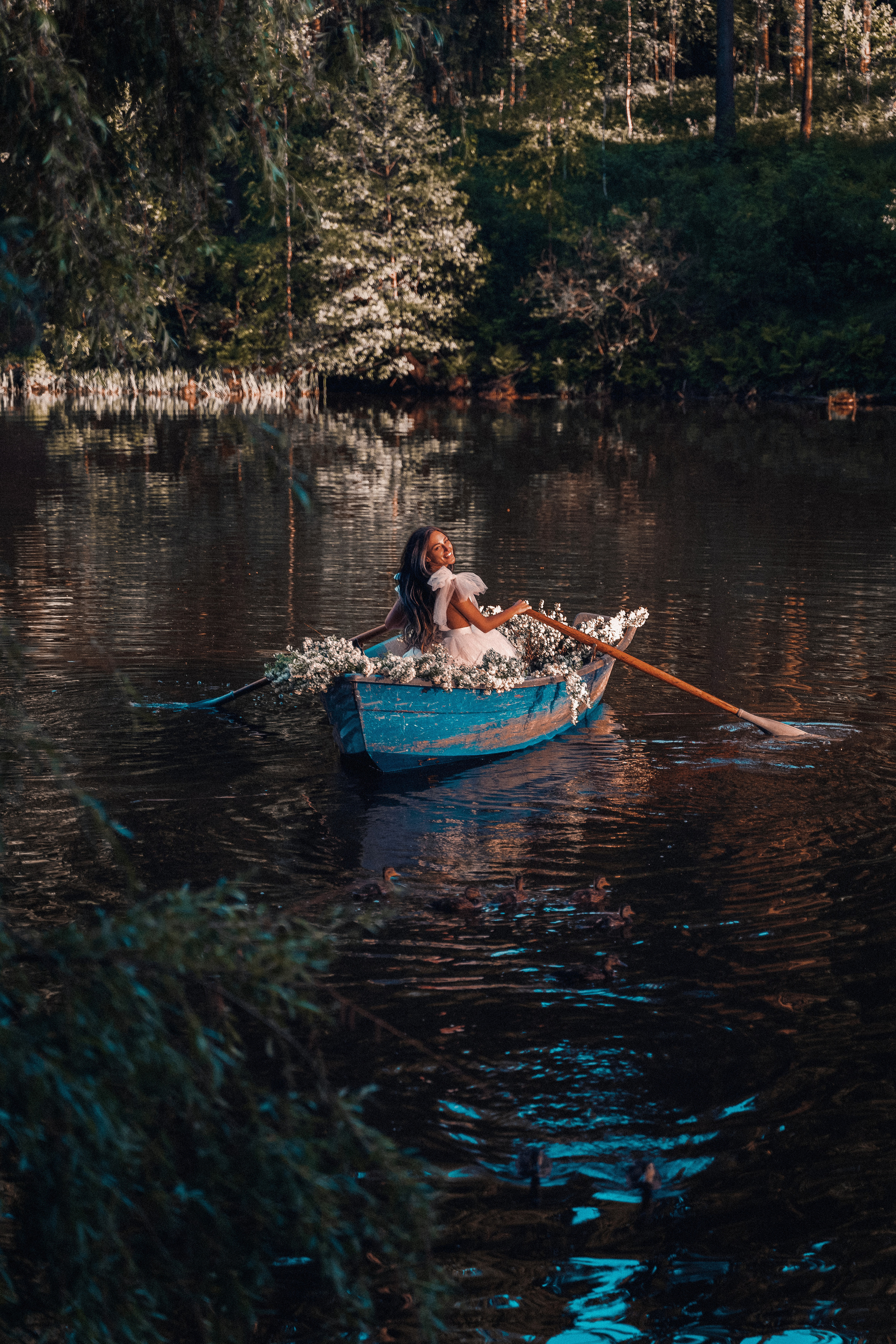 Flowers boat Alina. Photographer Italy (Rome)