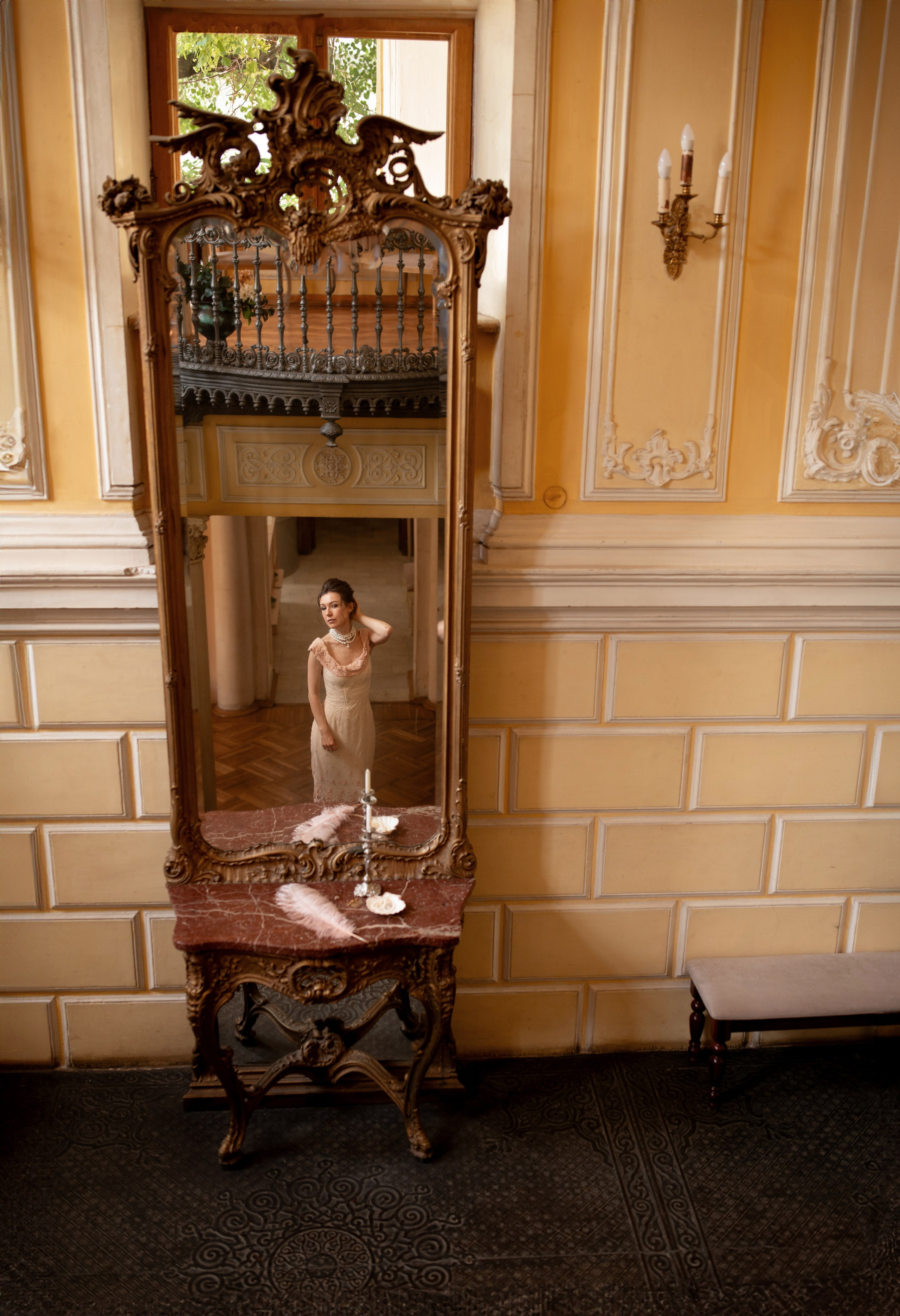 Библиотека Пушкина. Винтажные фотосессии в Москве