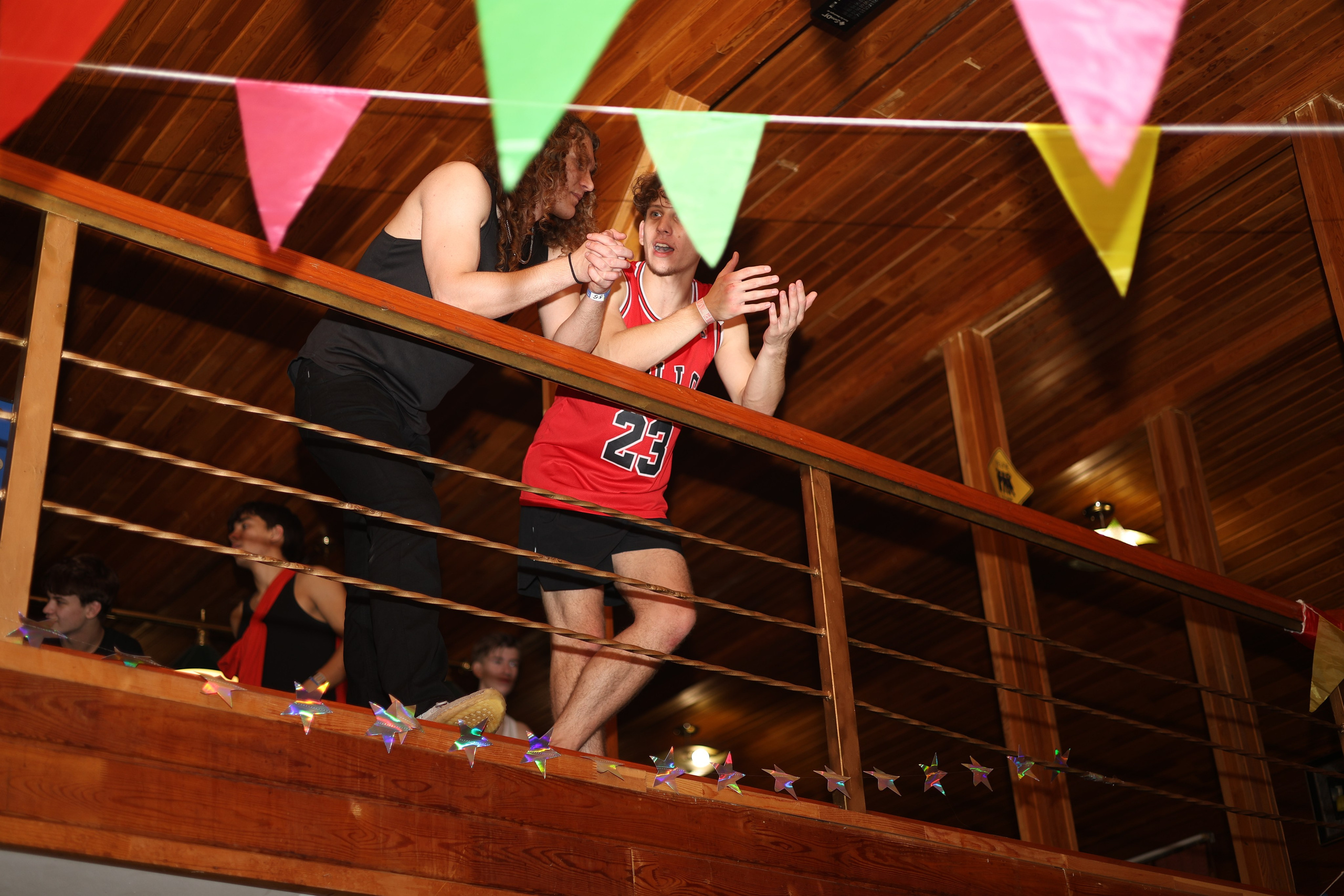 Student american-style party. Mintonov's Film Studio