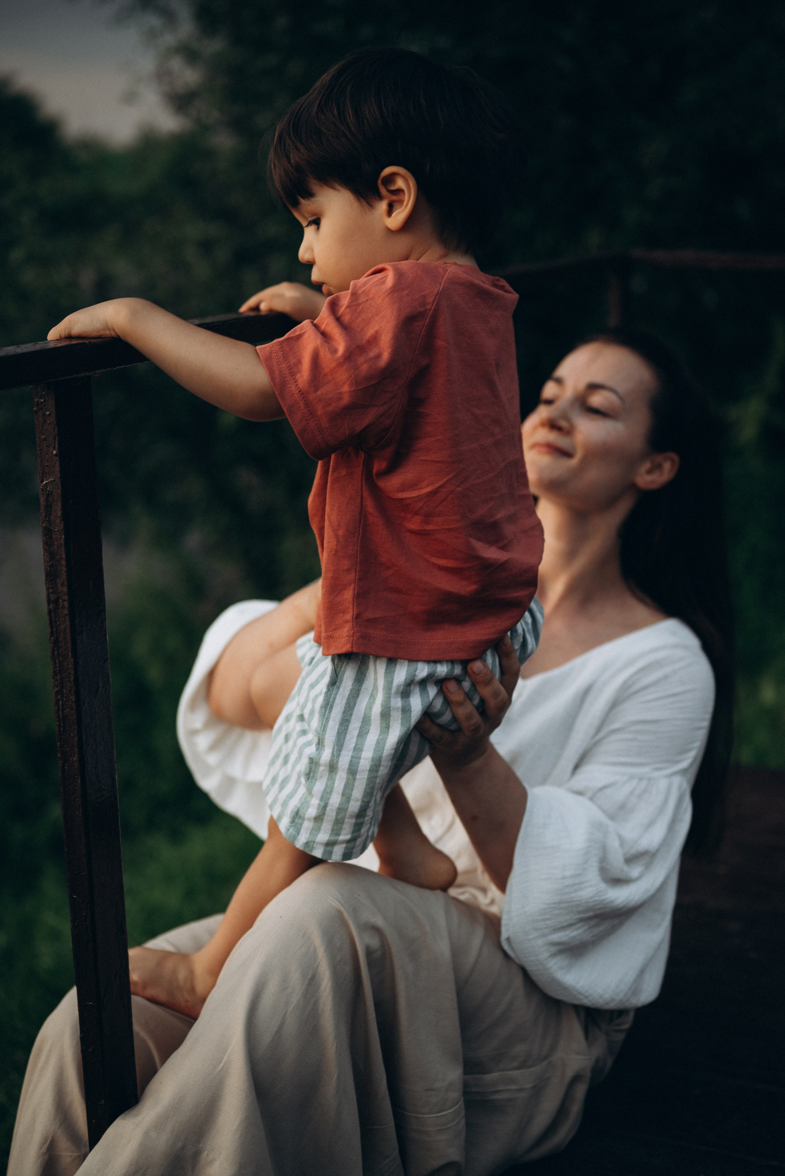 Игры на закате. Семейный фотограф в Москве Дарья Пузикова