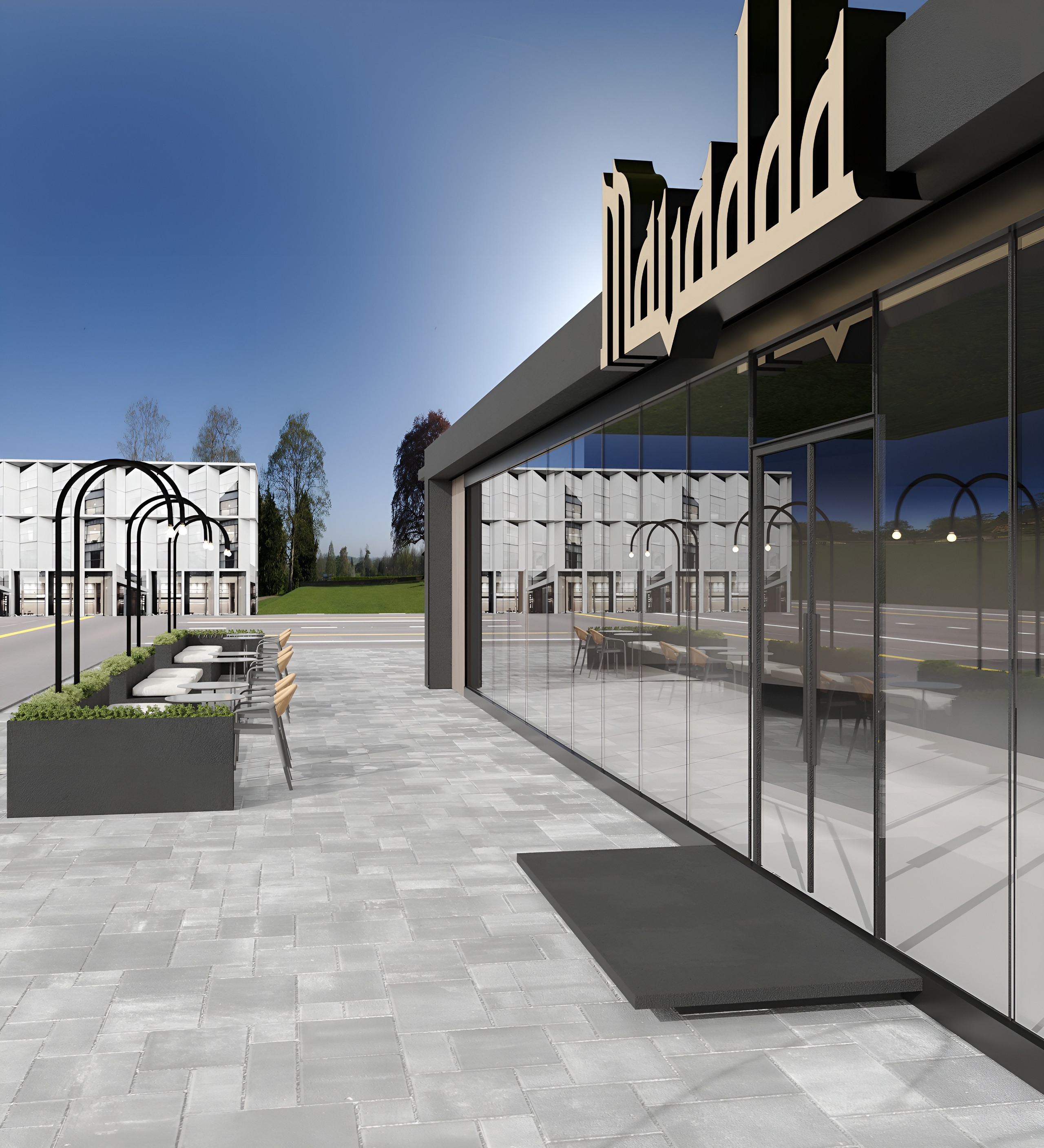 Мавадда ресторан. 3D Визуализация интерьеров жилых и коммерческих помещений