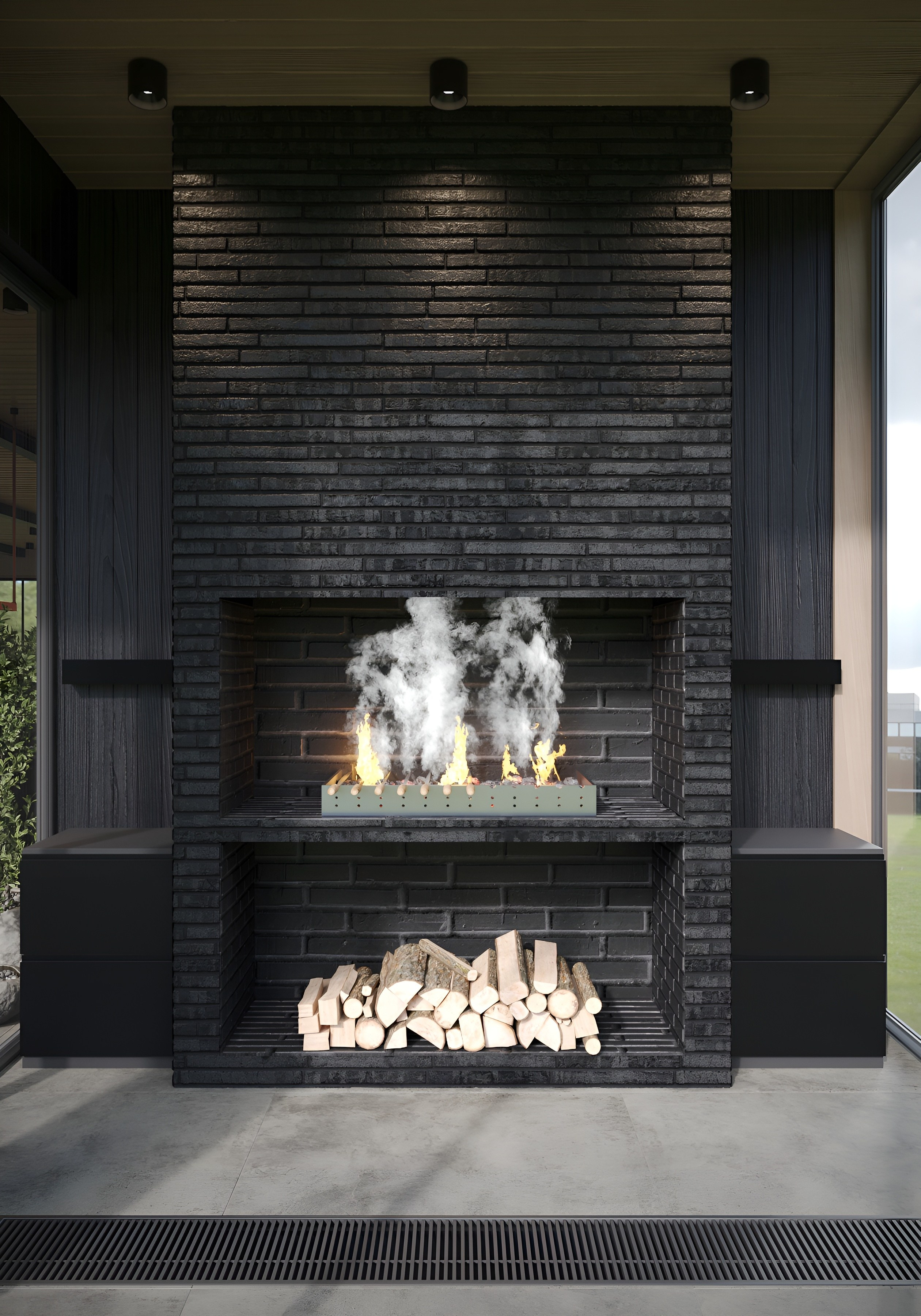 Веранда. 3D Визуализация интерьеров жилых и коммерческих помещений