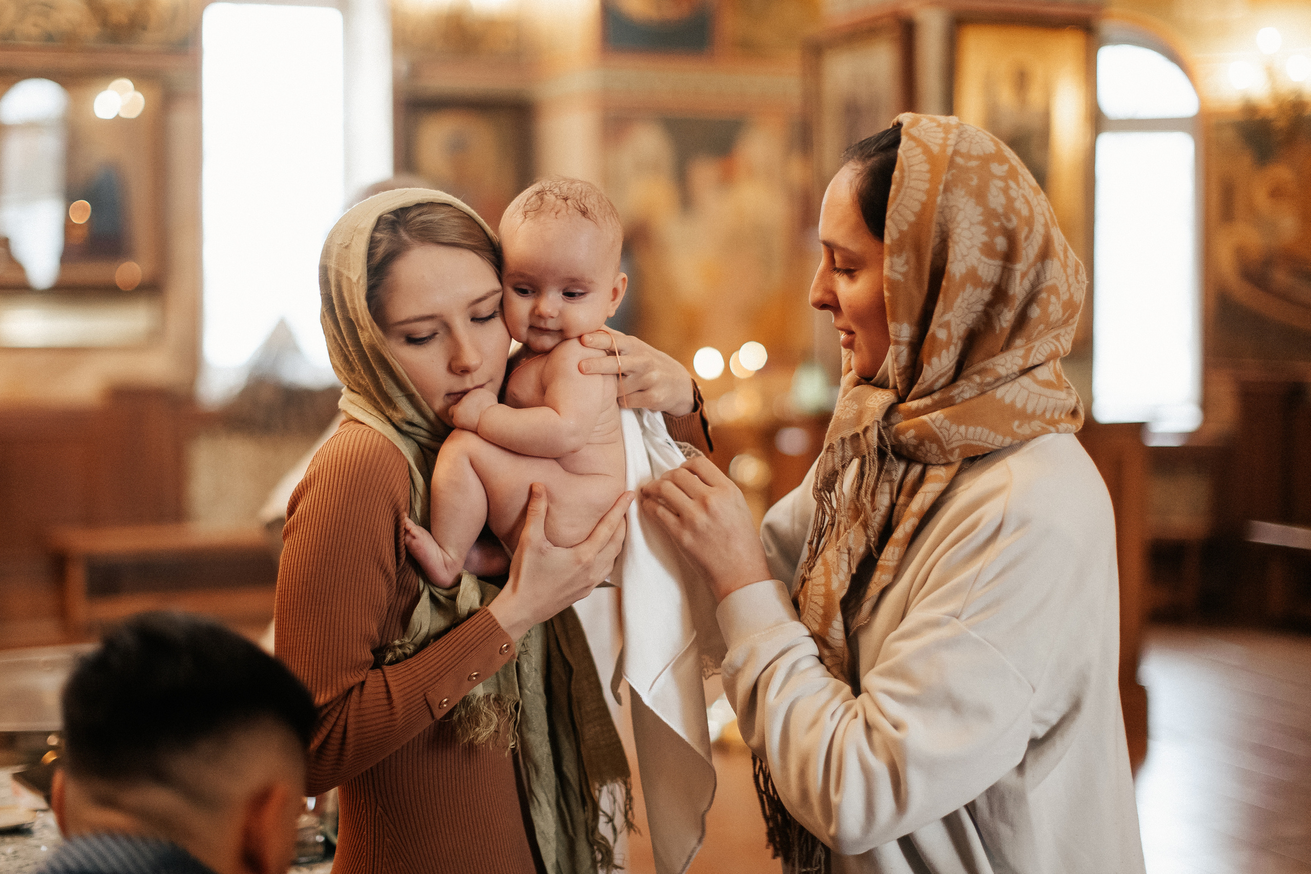Крещение Лилу. Семейный и портретный фотограф в Москве и МО, Лиза
