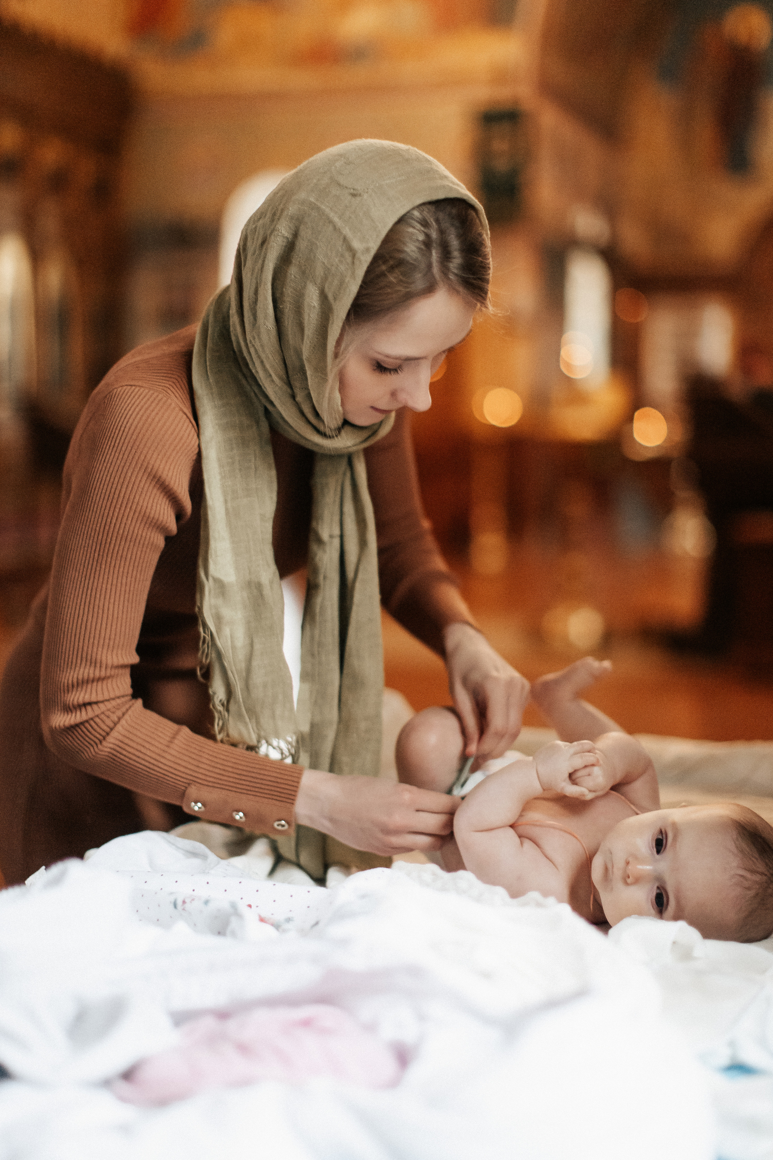 Крещение Лилу. Семейный и портретный фотограф в Москве и МО, Лиза