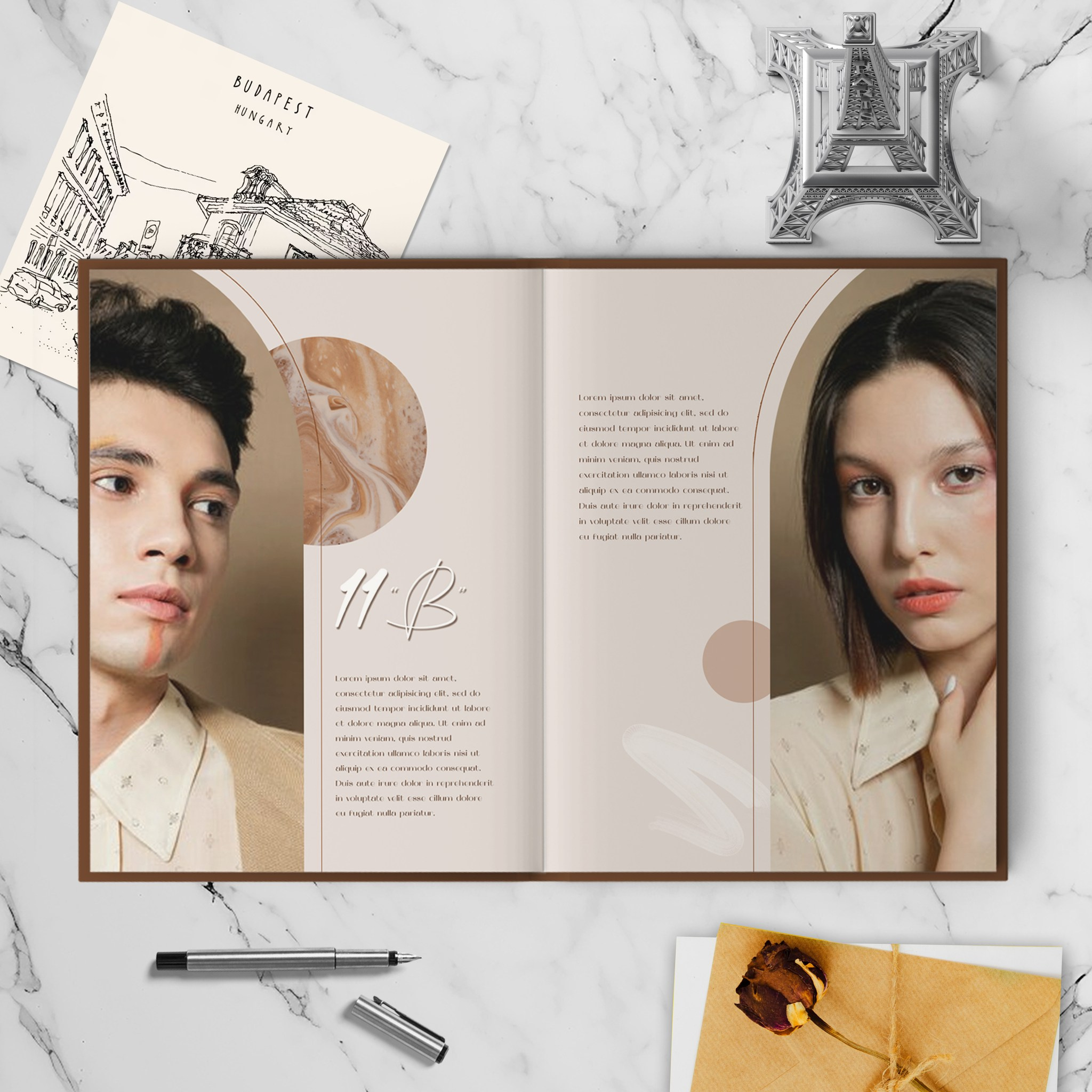 Дизайн «МРАМОР». Школьный фотограф в Челябинске. Выпускные фотоальбомы