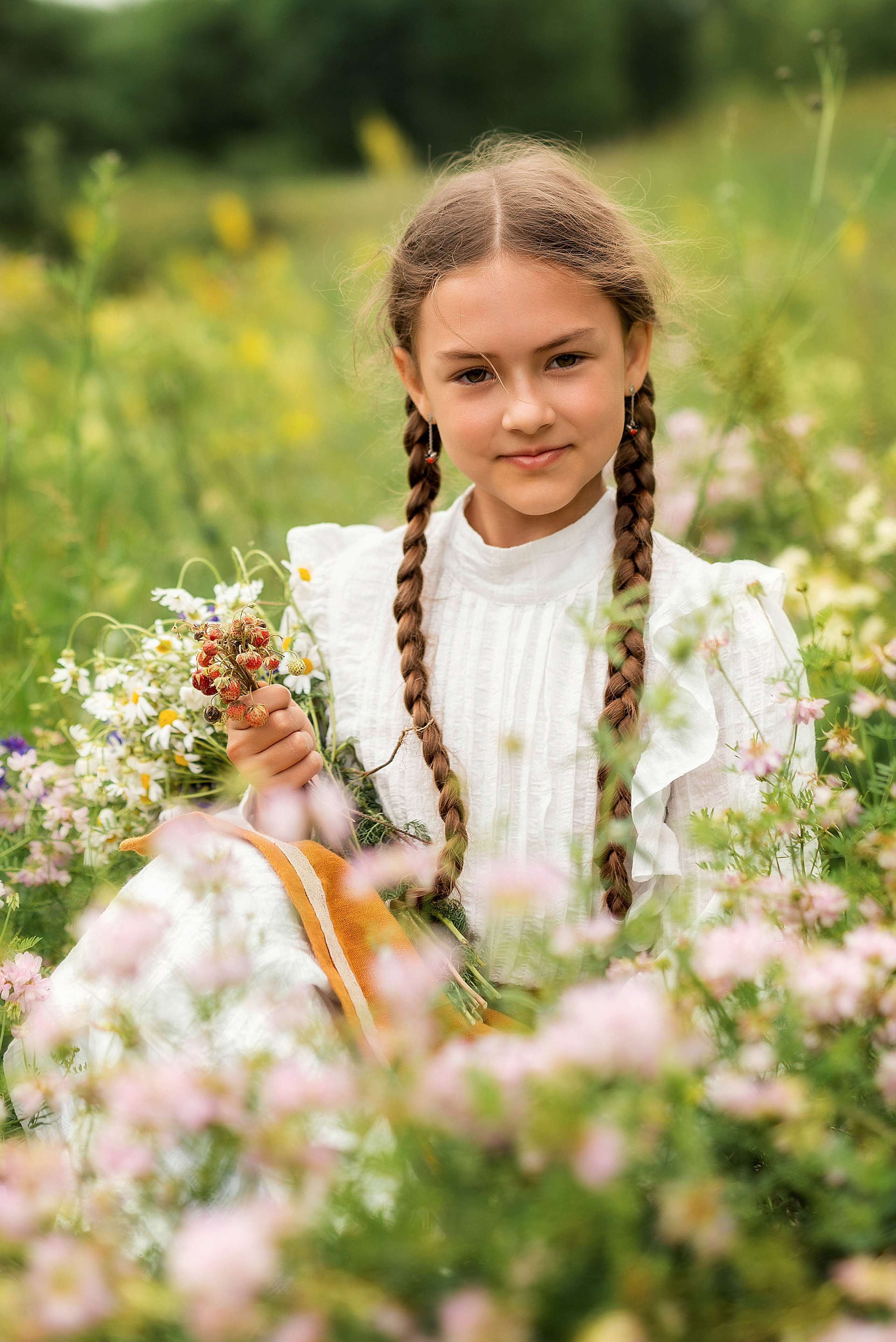 Фотосессия в ромашках. Семейный, детский фотограф в Воронеже Анна Никитина