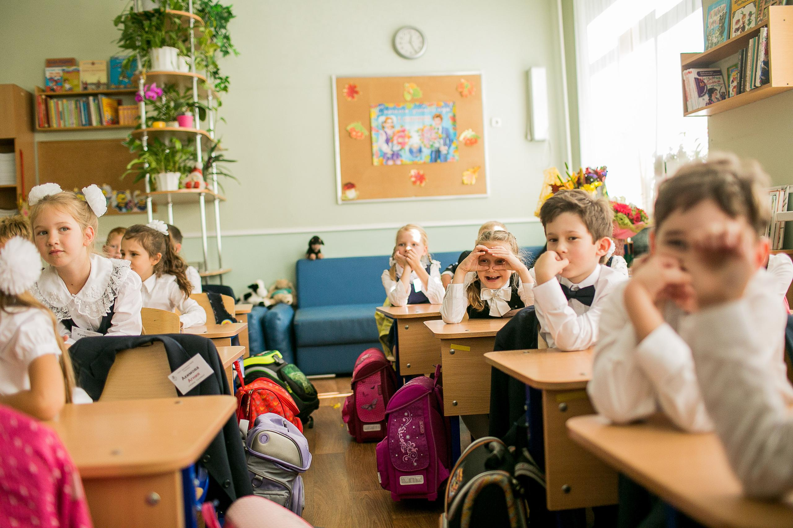 Фотосъемка в первом классе. Детский и семейный фотограф в Санкт-Петербурге Елена Крюкова