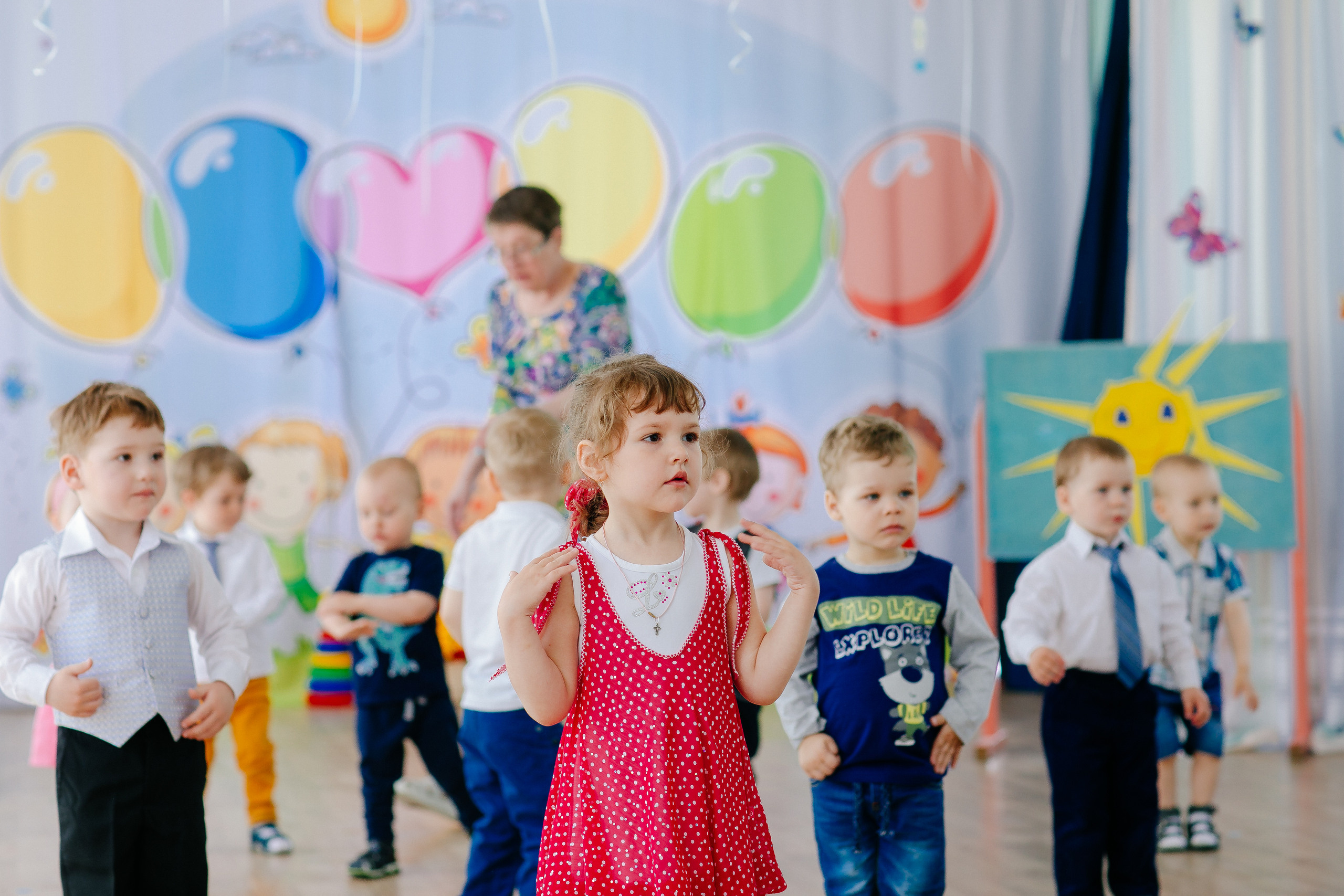 Утренник 8 марта у малышей. Детский и семейный фотограф в Санкт-Петербурге Елена Крюкова
