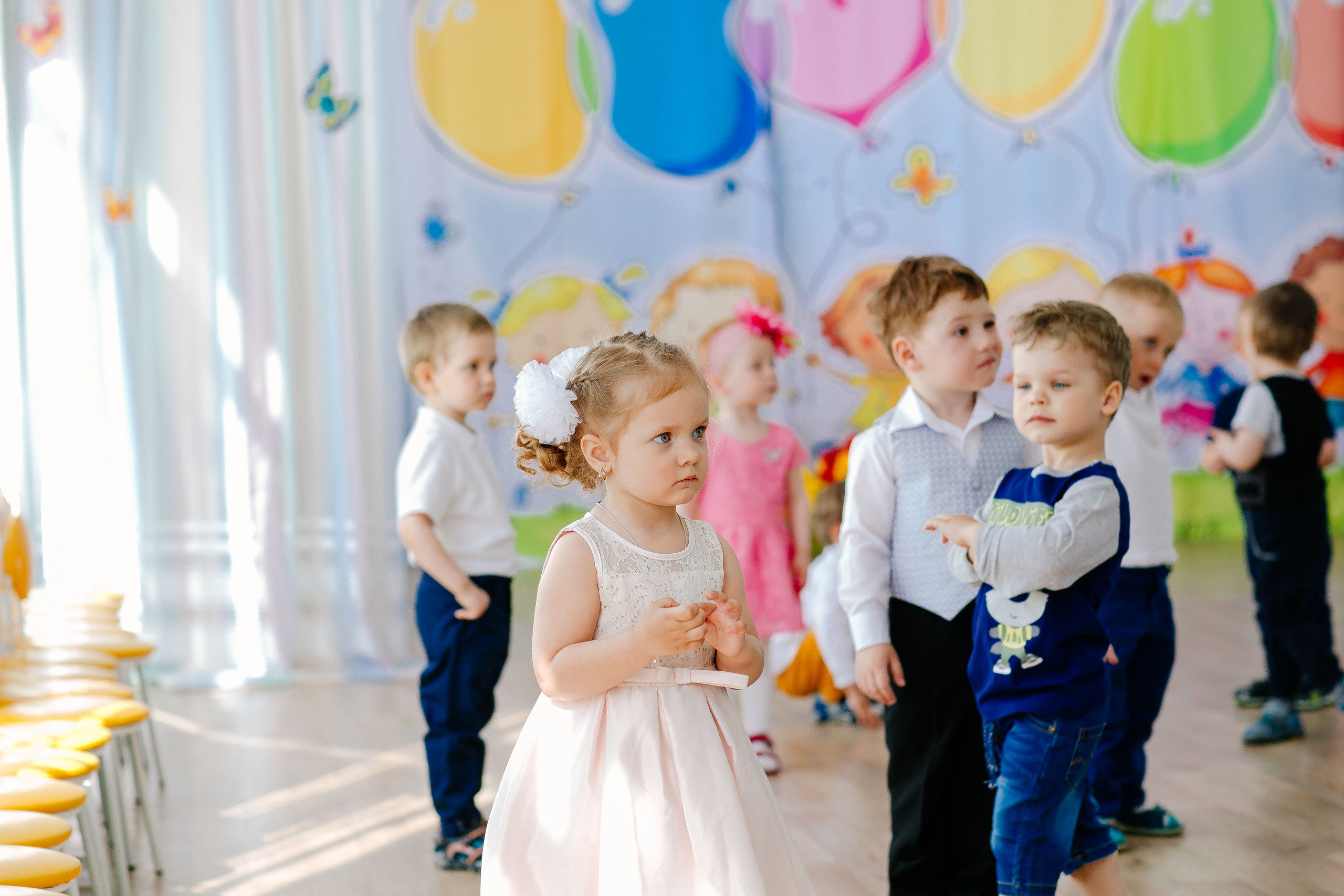 Утренник 8 марта у малышей. Детский и семейный фотограф в Санкт-Петербурге Елена Крюкова