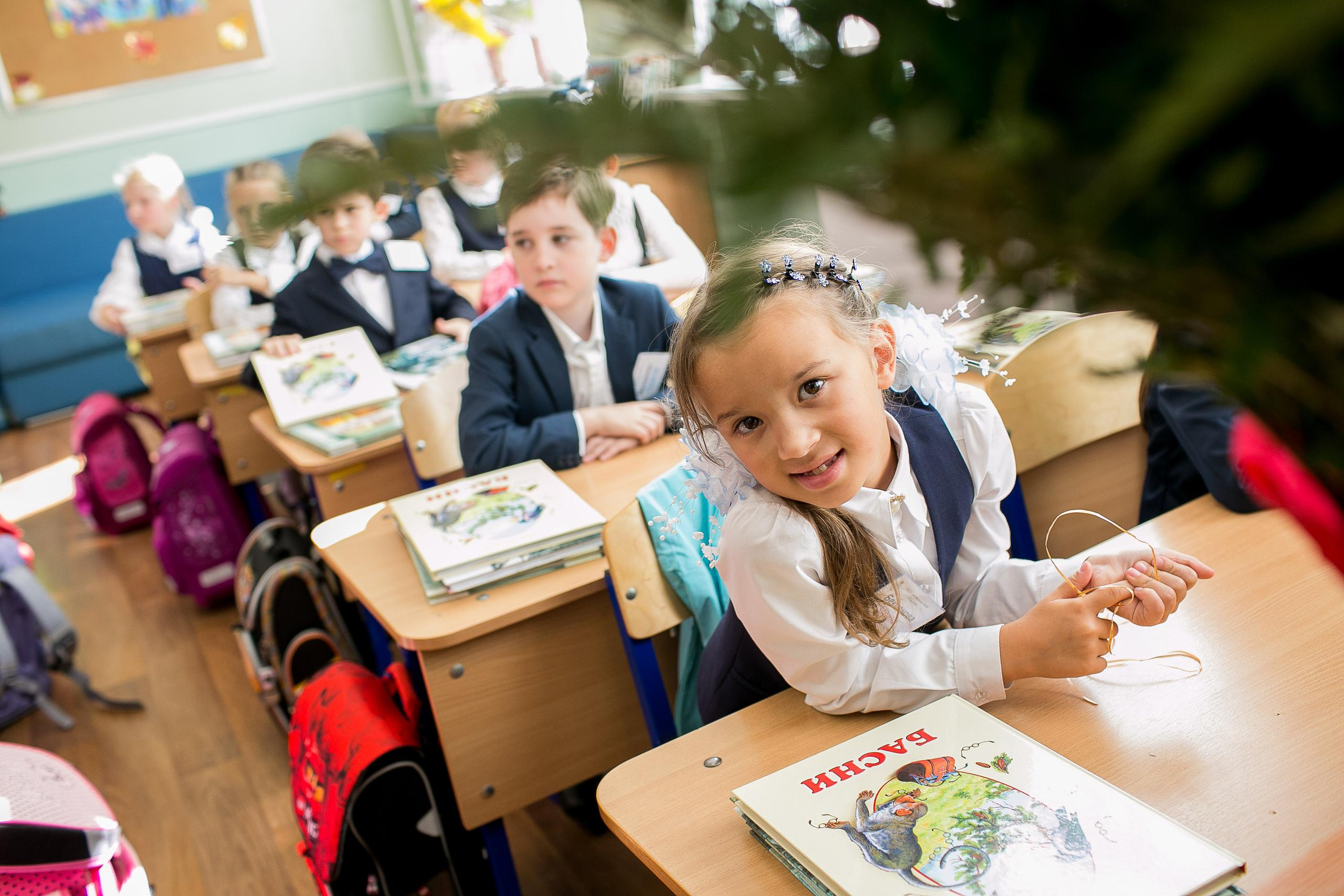 Фотосъемка в первом классе. Детский и семейный фотограф в Санкт-Петербурге Елена Крюкова