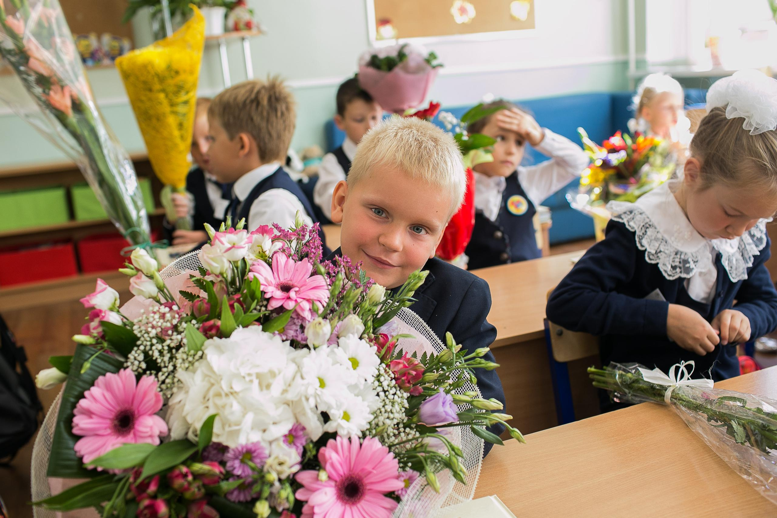 Фотосъемка в первом классе. Детский и семейный фотограф в Санкт-Петербурге Елена Крюкова