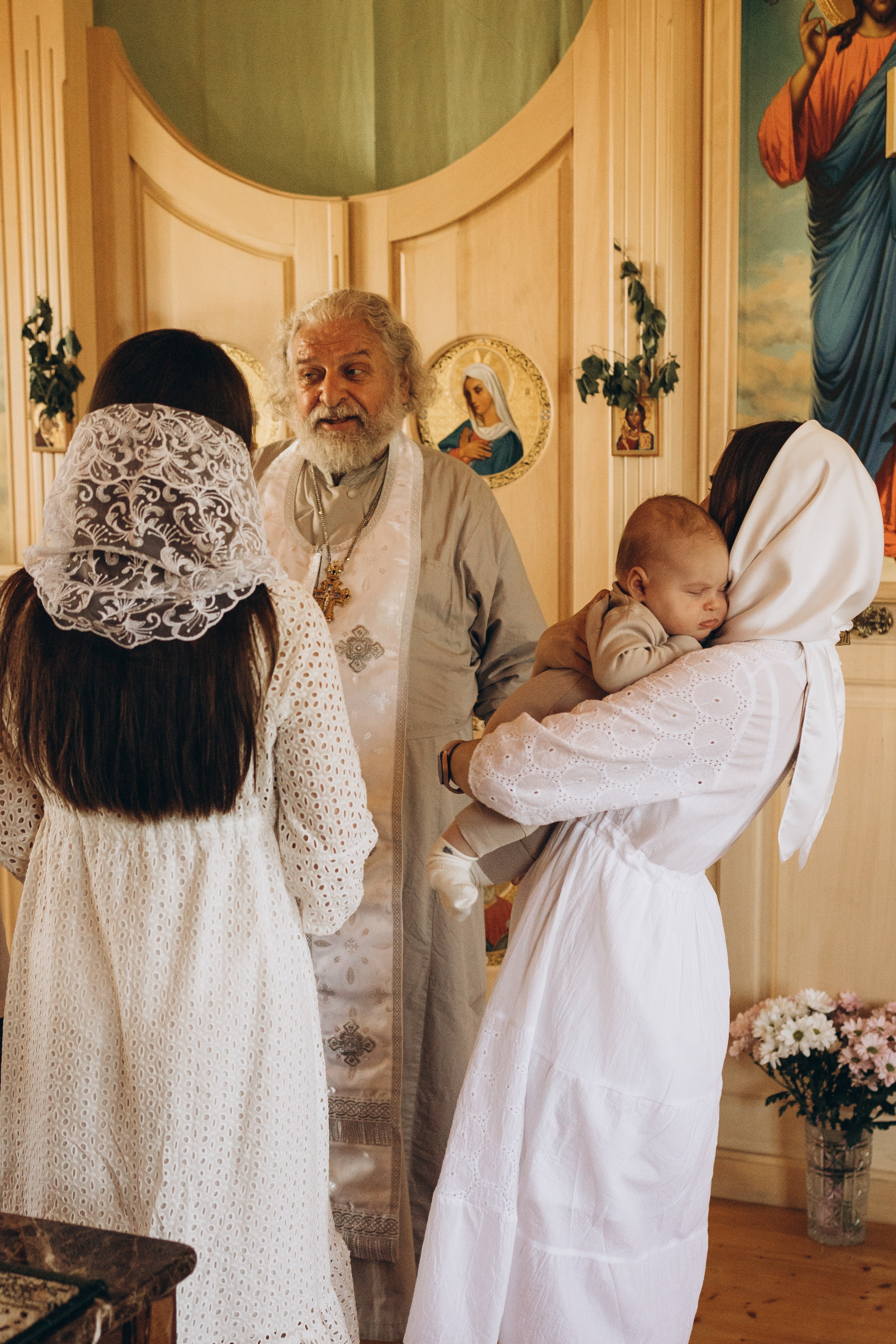 Крещение Егора. Семейный фотограф в Москве Виктория Ястребинская