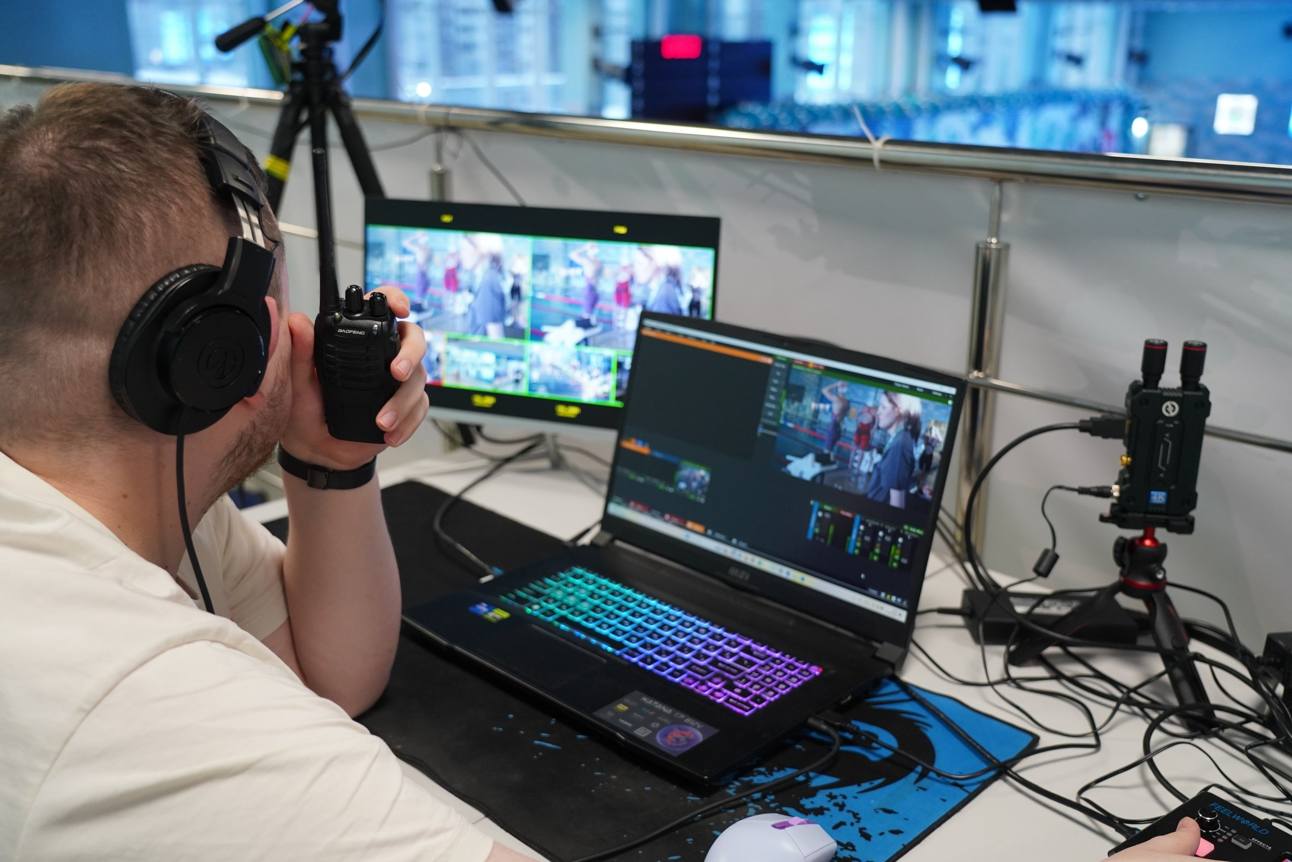 Профессиональная команда видео трансляции вашего турнира