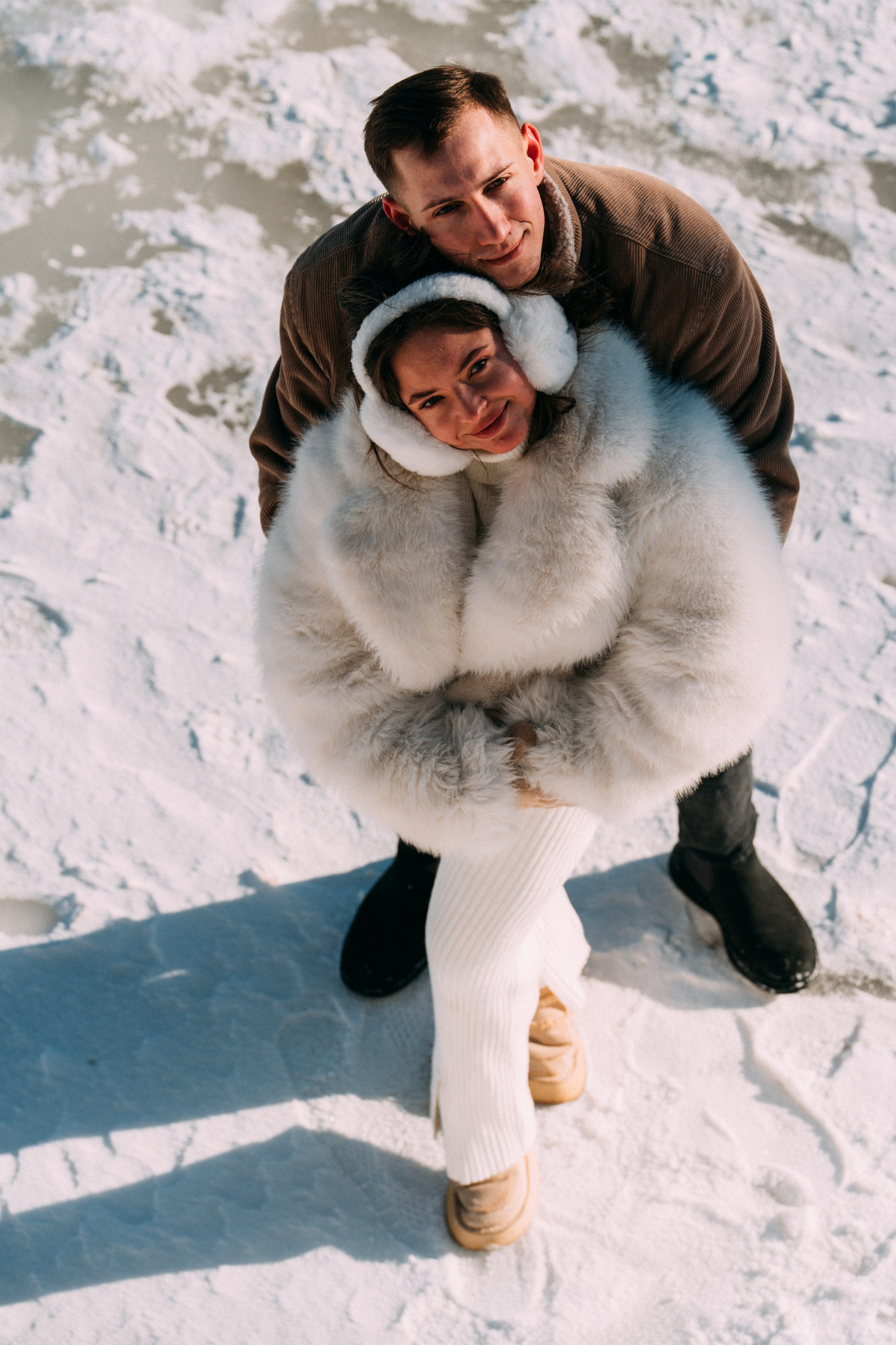 Лавстори на льду по рекам и каналам Санкт-Петербурга