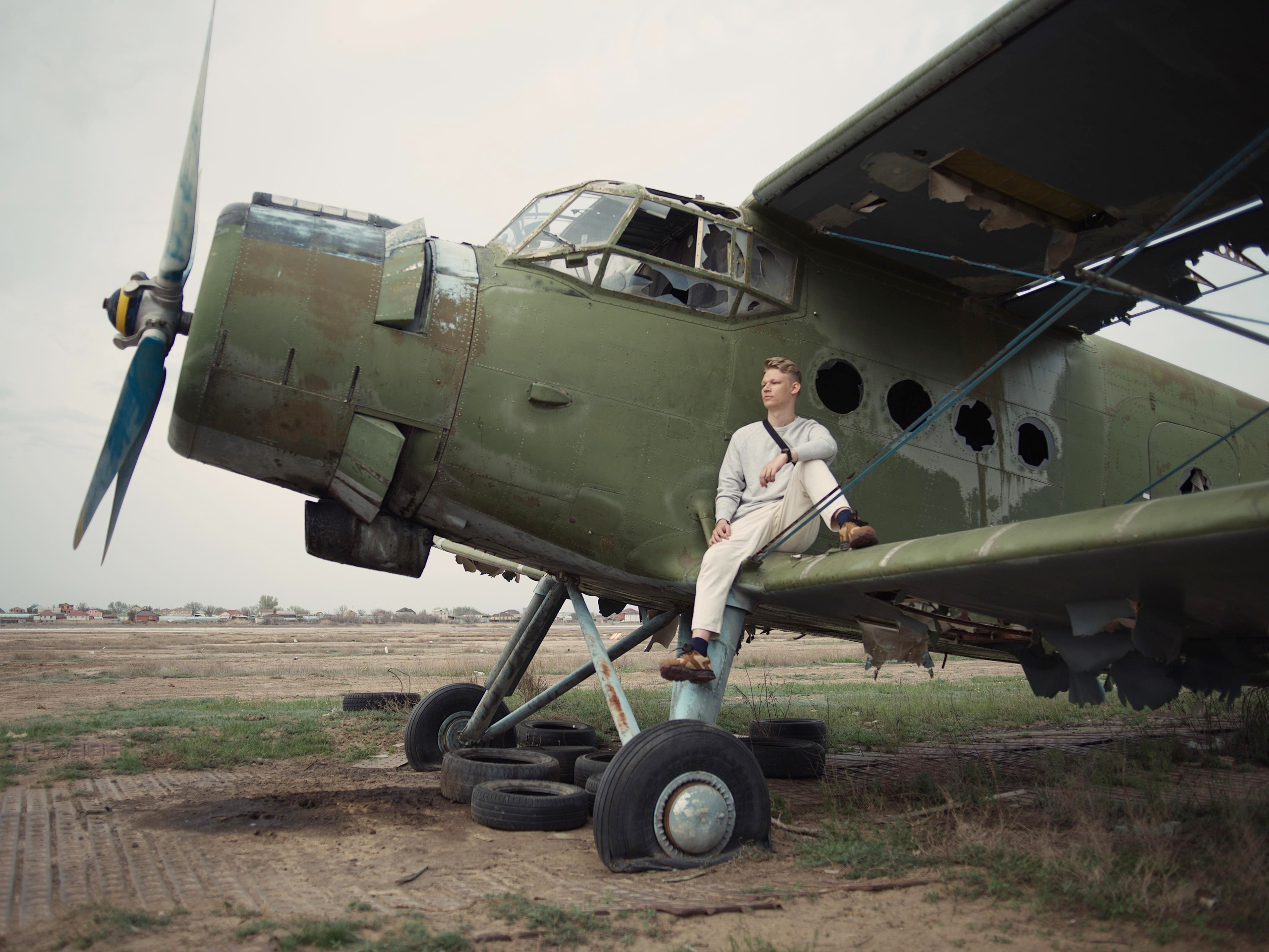 An abandoned DOSAAF (the defense and sports organization) training base on the edge of Astrakhan, where several Soviet aircraft have been preserved